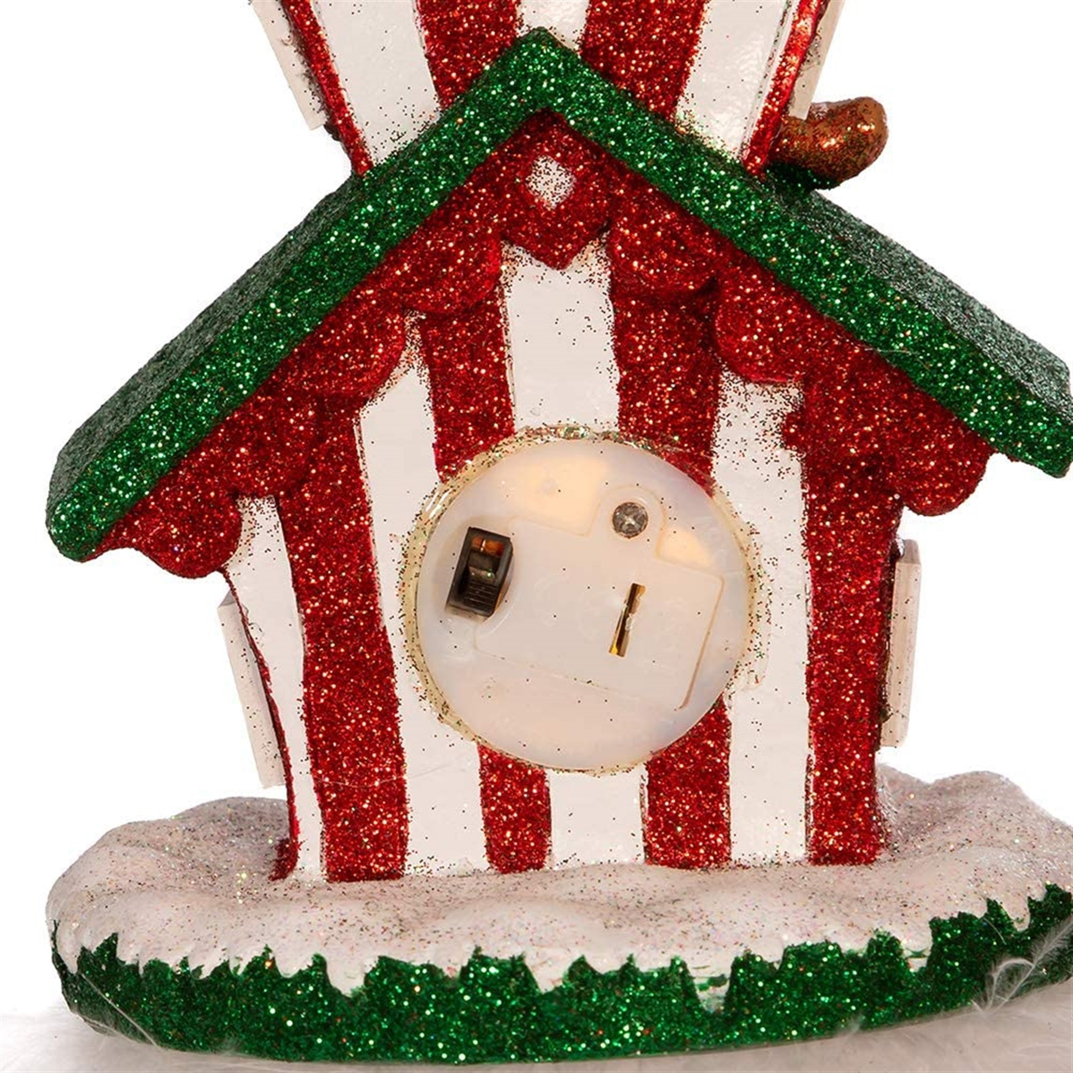 Kurt Adler Hollywood Nutcracker, LED Gingerbread House Hat, 15in Kurt Adler Hollywood Nutcracker, LED Gingerbread House Hat, 15in