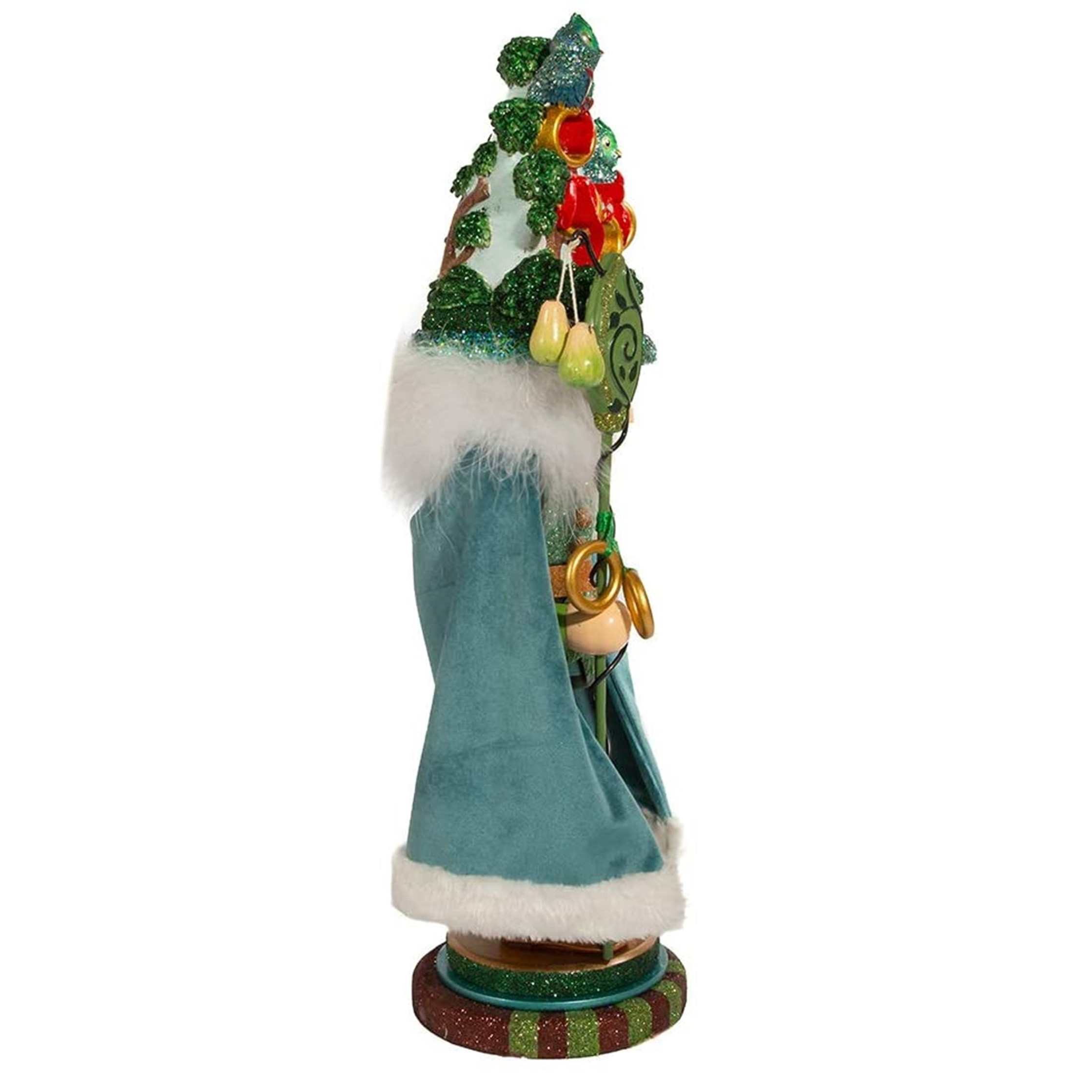 Kurt Adler Hollywood Nutcrackers, Twelve Days Of Christmas Series, 5th in the Series, Five Golden Rings Nutcracker, 17.5"