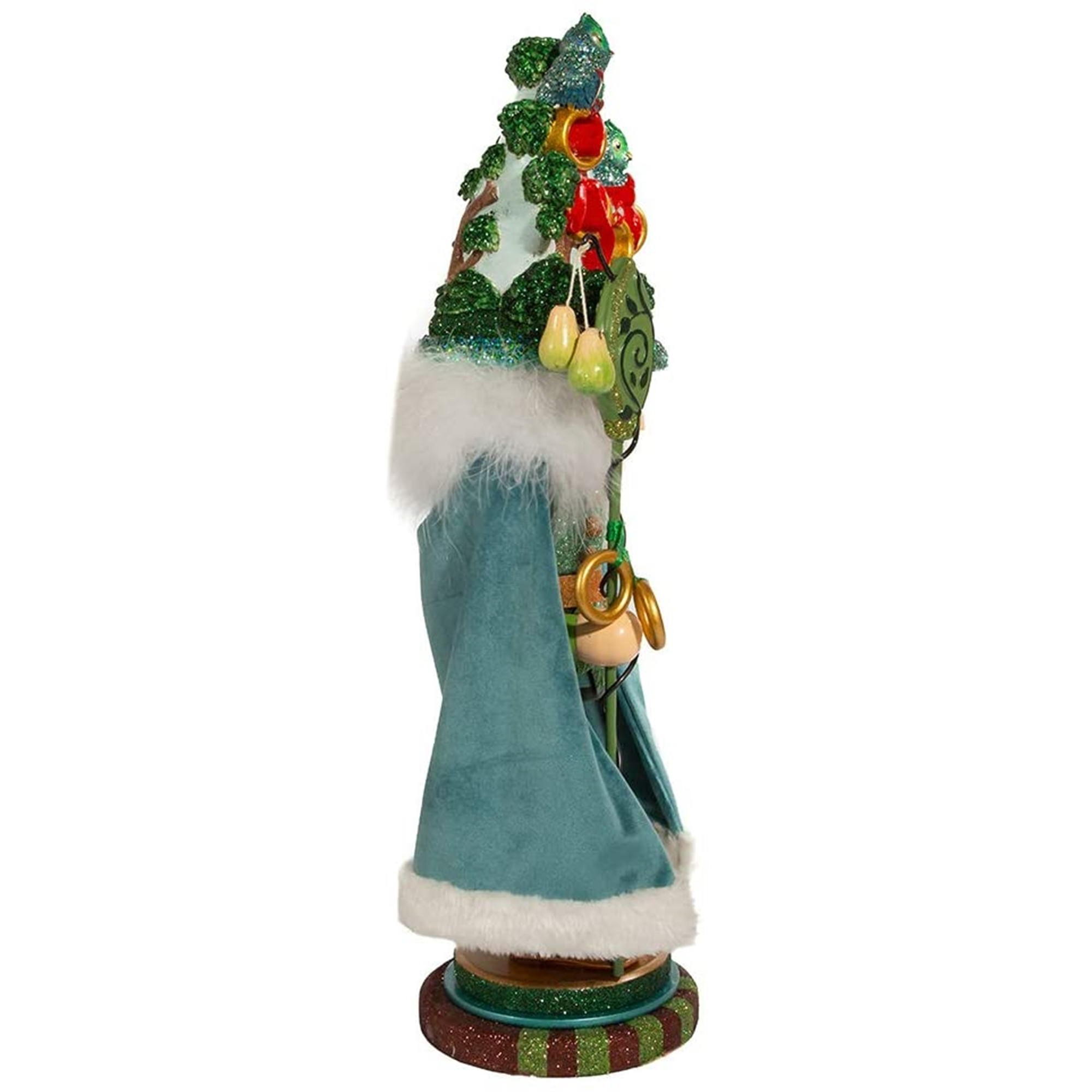 Kurt Adler Hollywood Nutcrackers, Twelve Days Of Christmas Series, 5th in the Series, Five Golden Rings Nutcracker, 17.5"