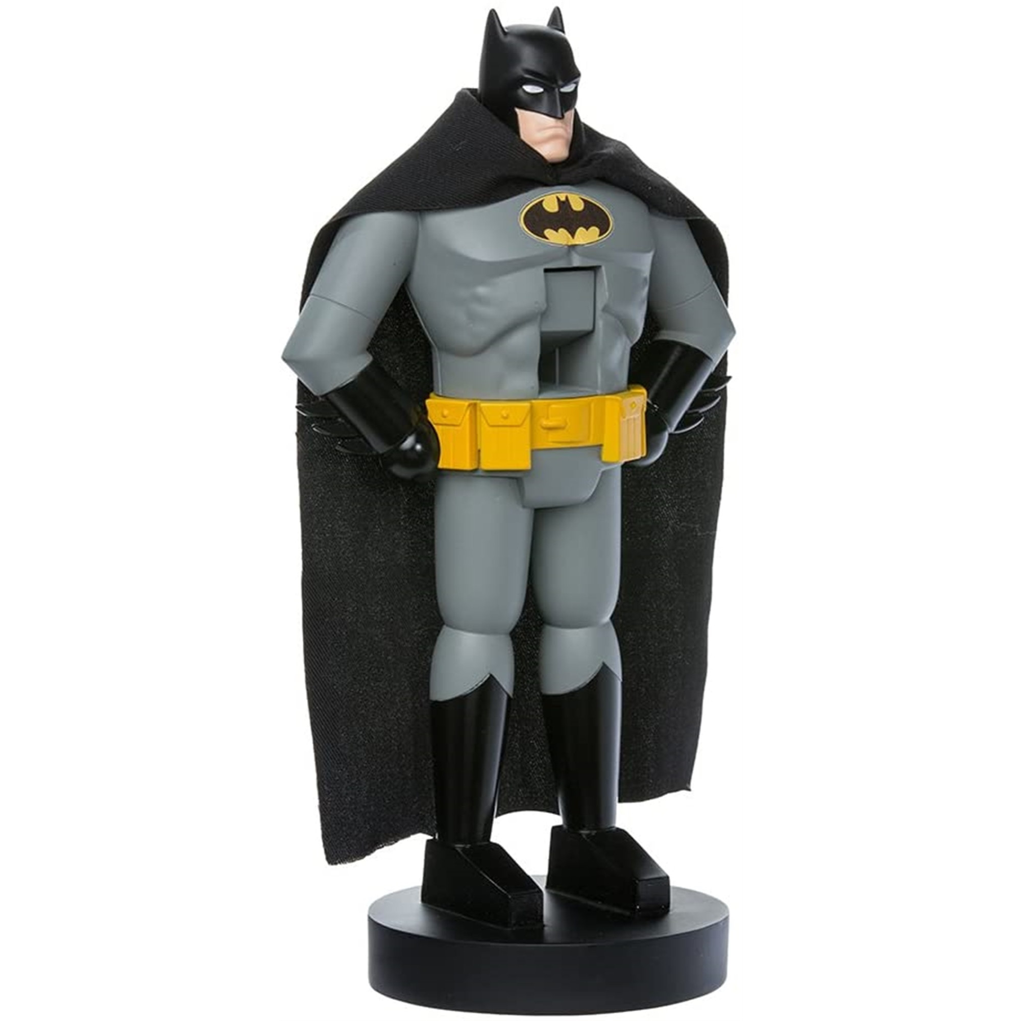 Kurt Adler Officially Licensed Resin Nutcracker, Batman with Cape, 10"
