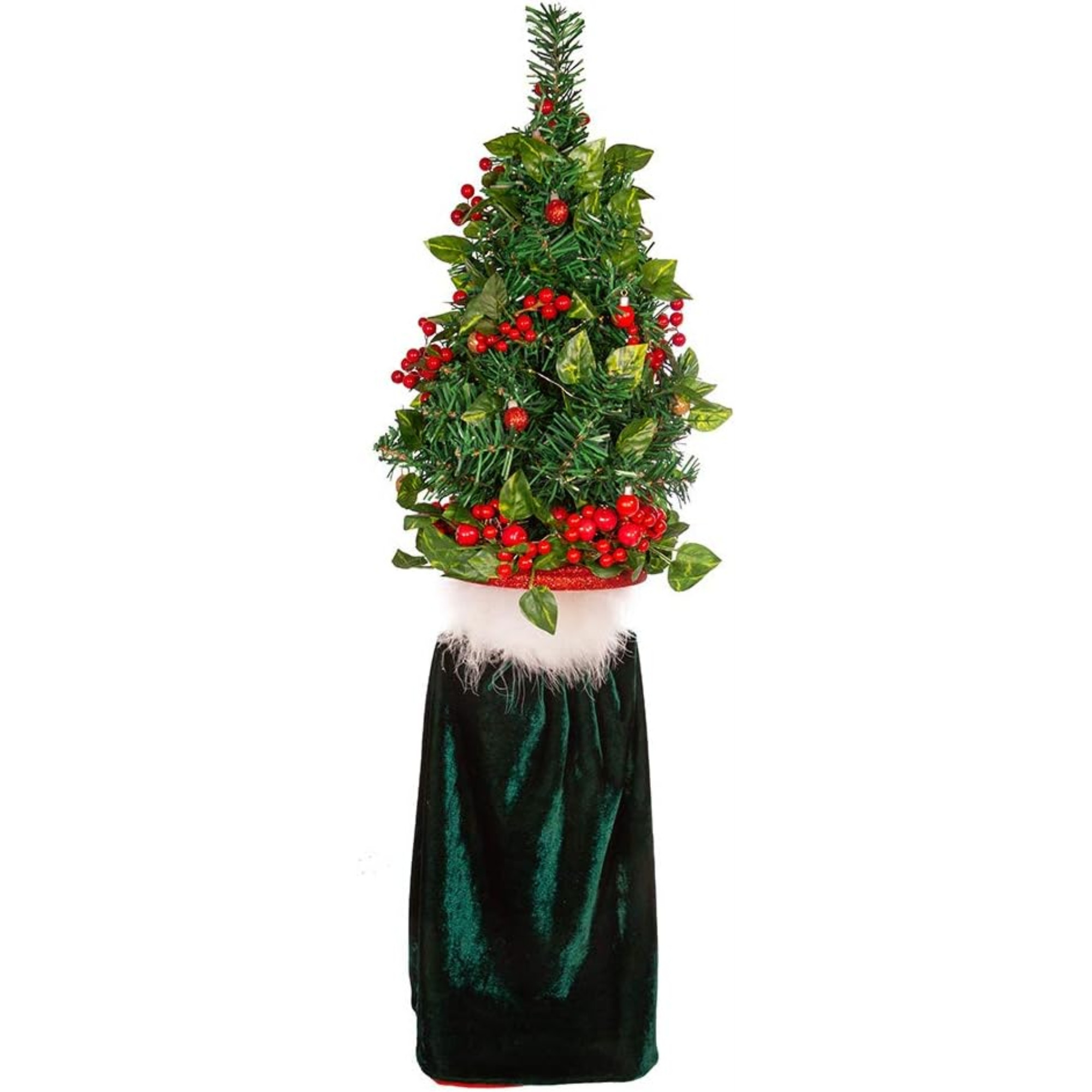 Kurt Adler Hollywood Nutcrackers, Battery-Operated LED Christmas Tree, 36"