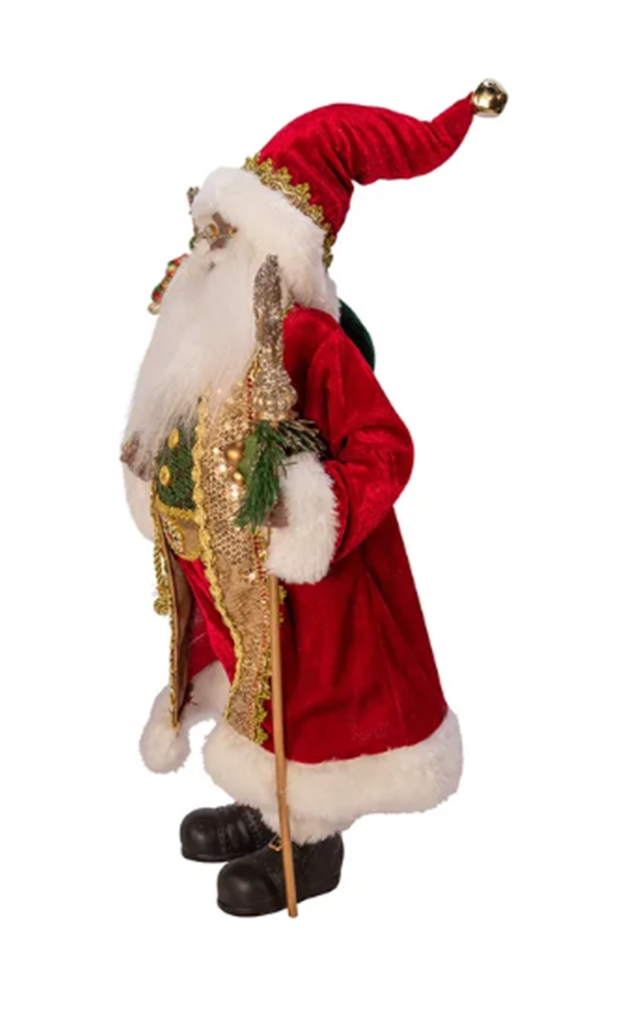 Kurt Adler Kringle Klaus Tabletop Figurine Collection,  African American Santa, 18"
