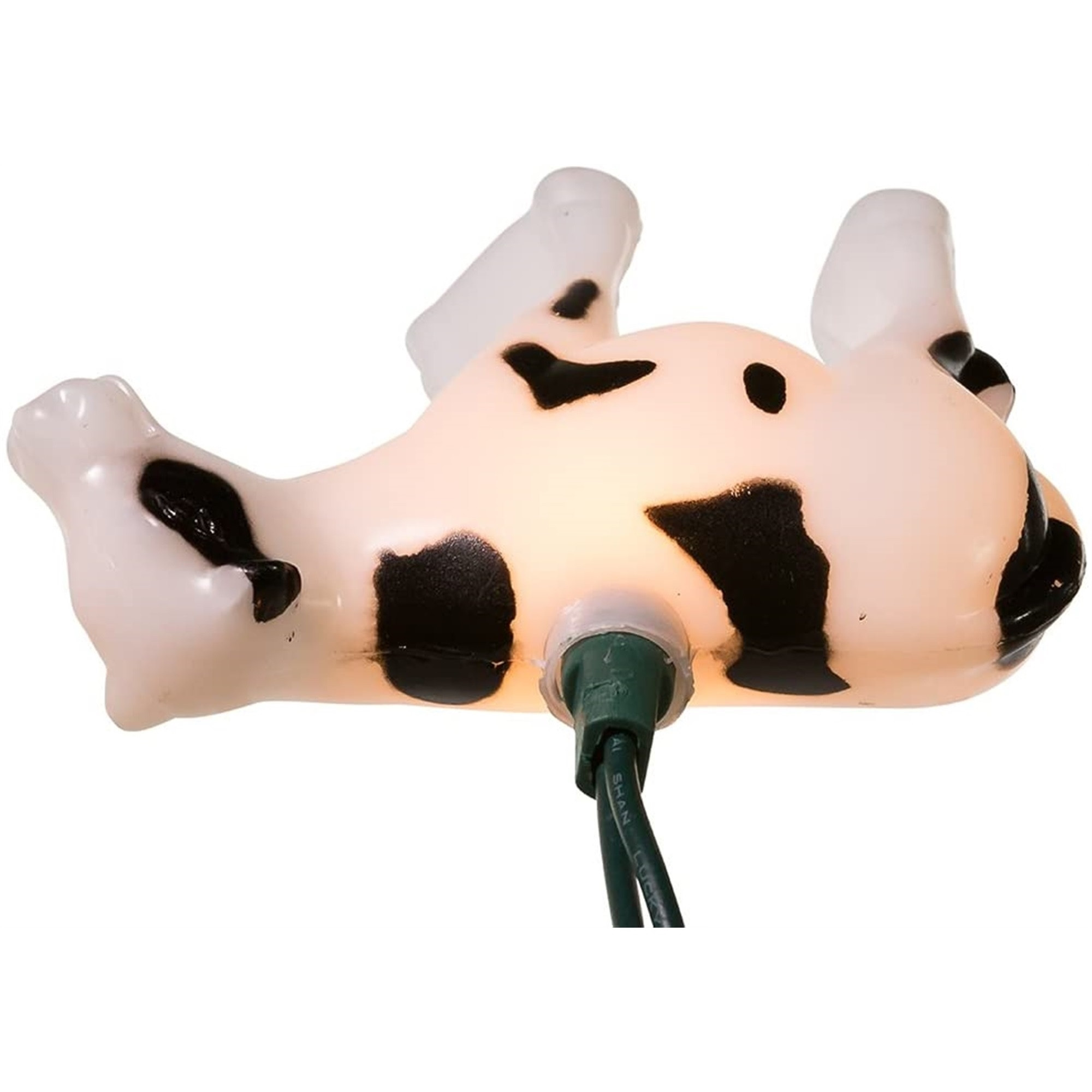 Kurt Adler Indoor Outdoor Novelty String 10- Light Set, Cows, 11.5ft
