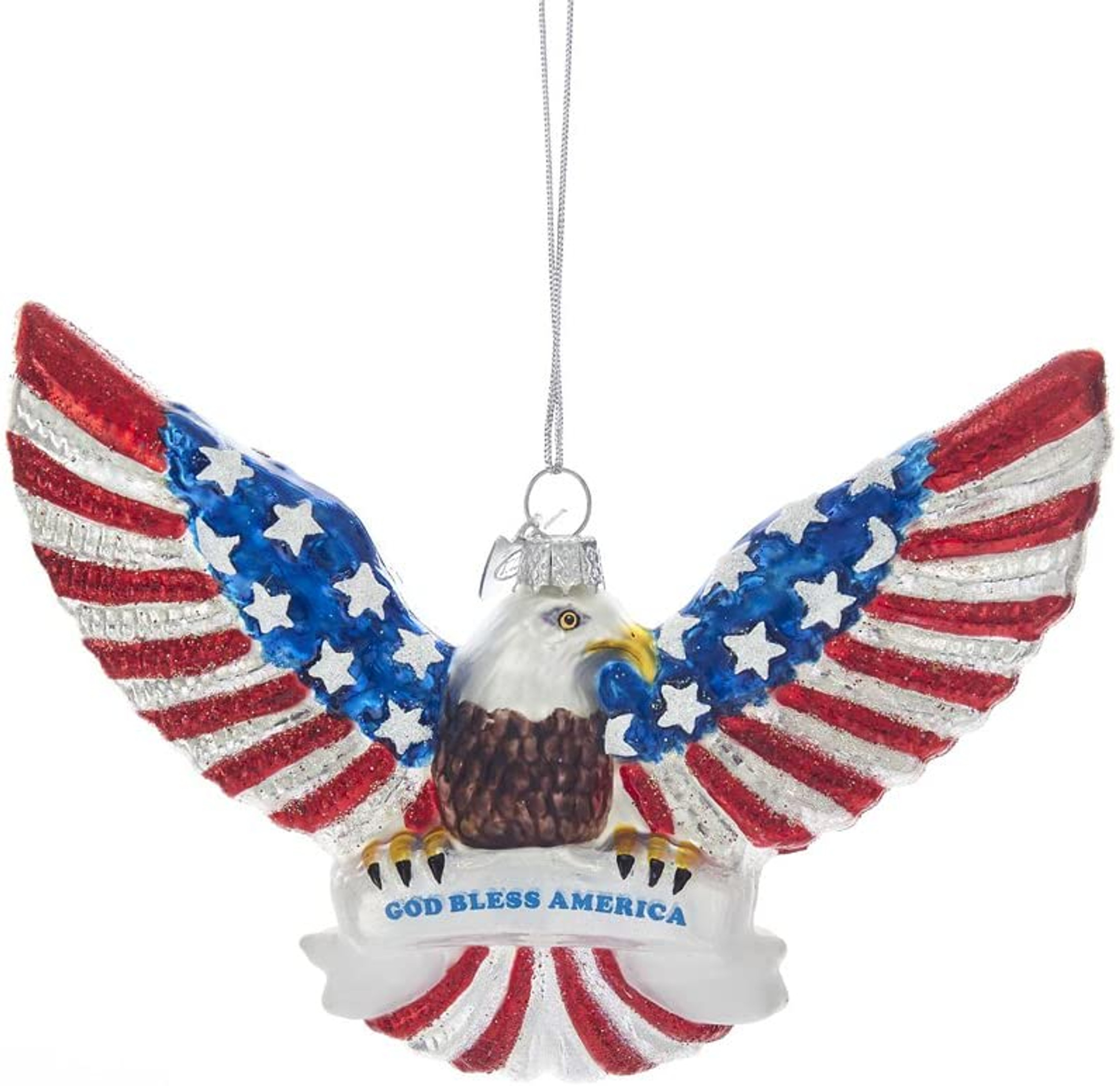 Kurt Adler Noble Gems Patriotic Eagle Ornament