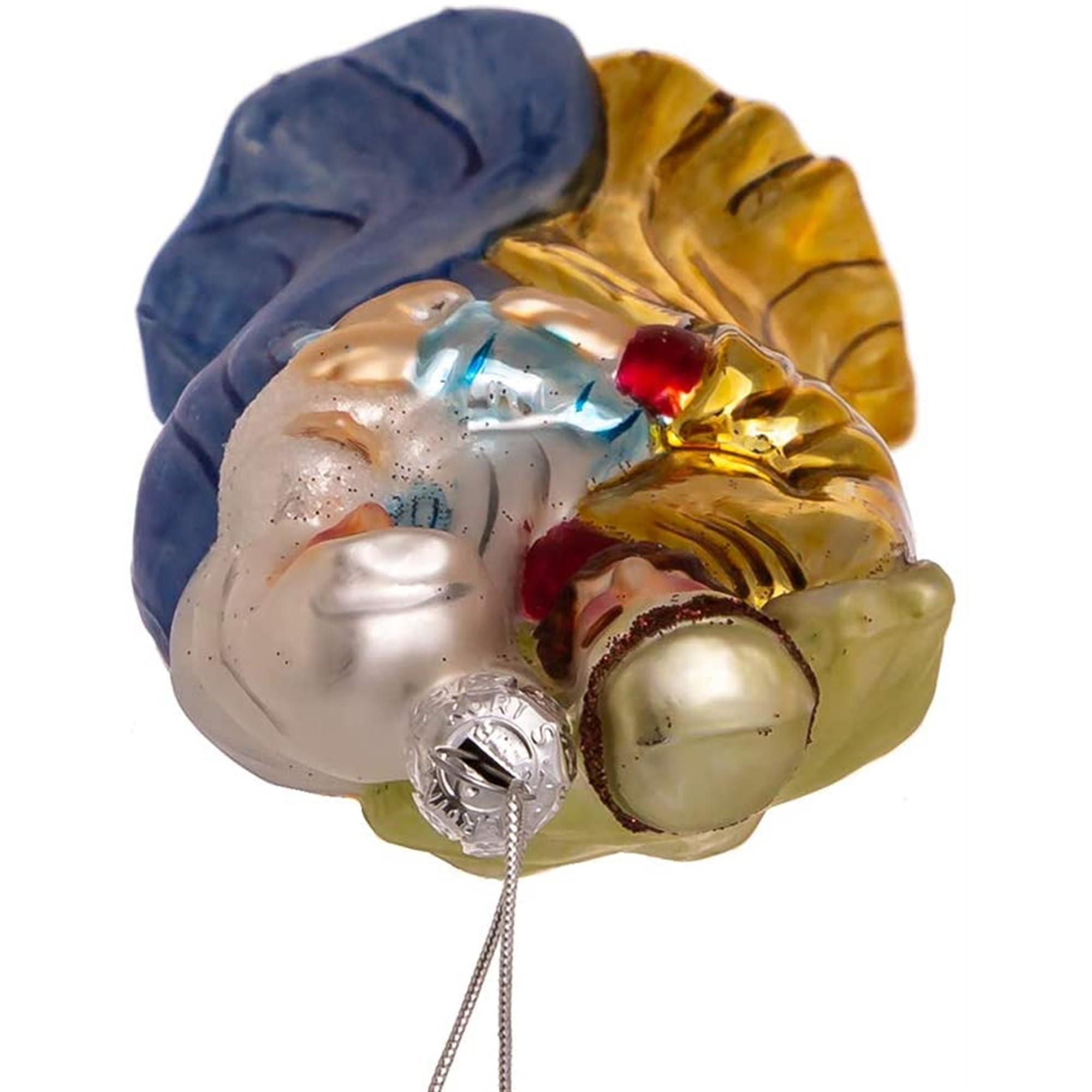 Kurt Adler Noble Gems Glass Ornament for Christmas Tree, Holy Family