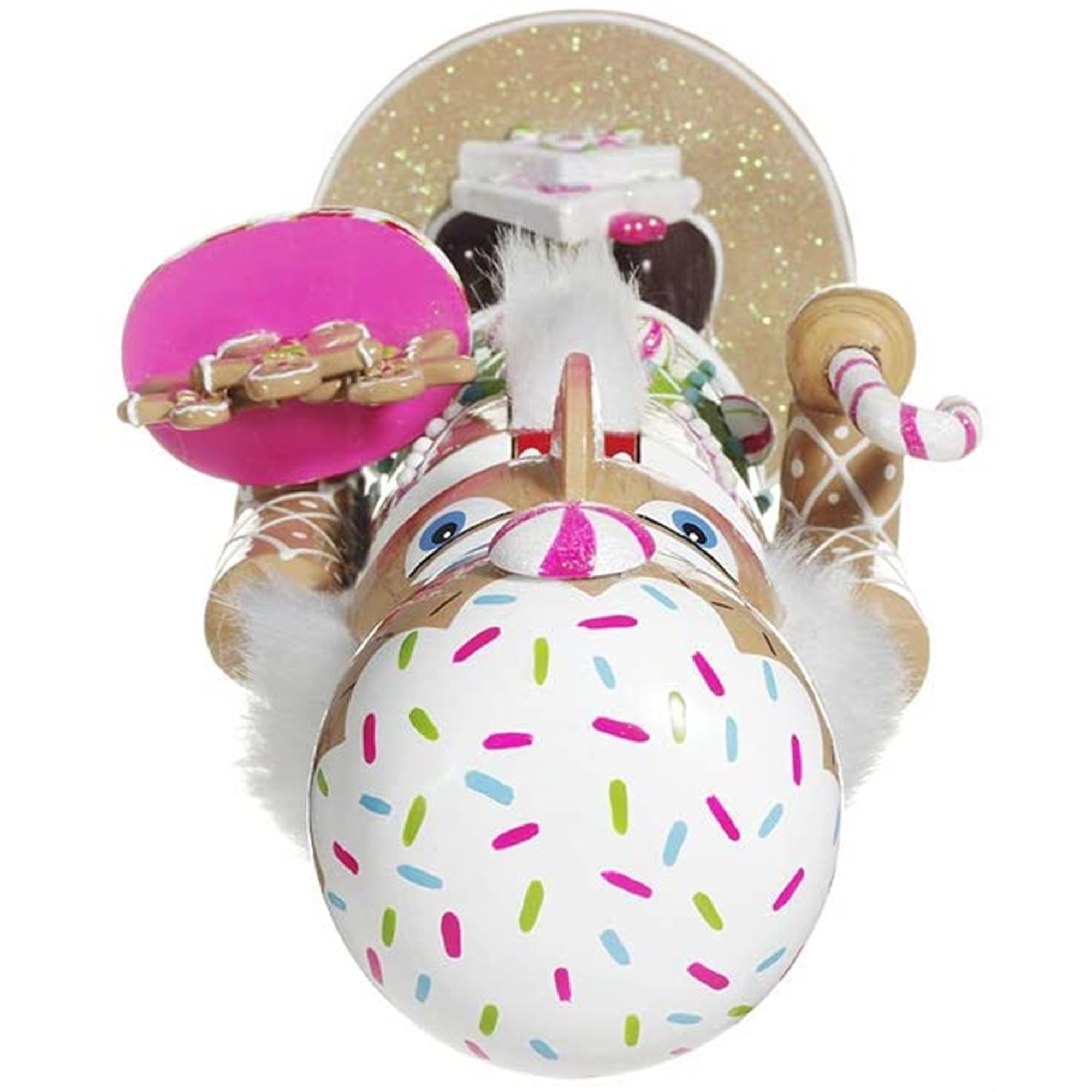 Kurt Adler Wooden Holiday Nutcracker Figurine, Gingerbread, 16in