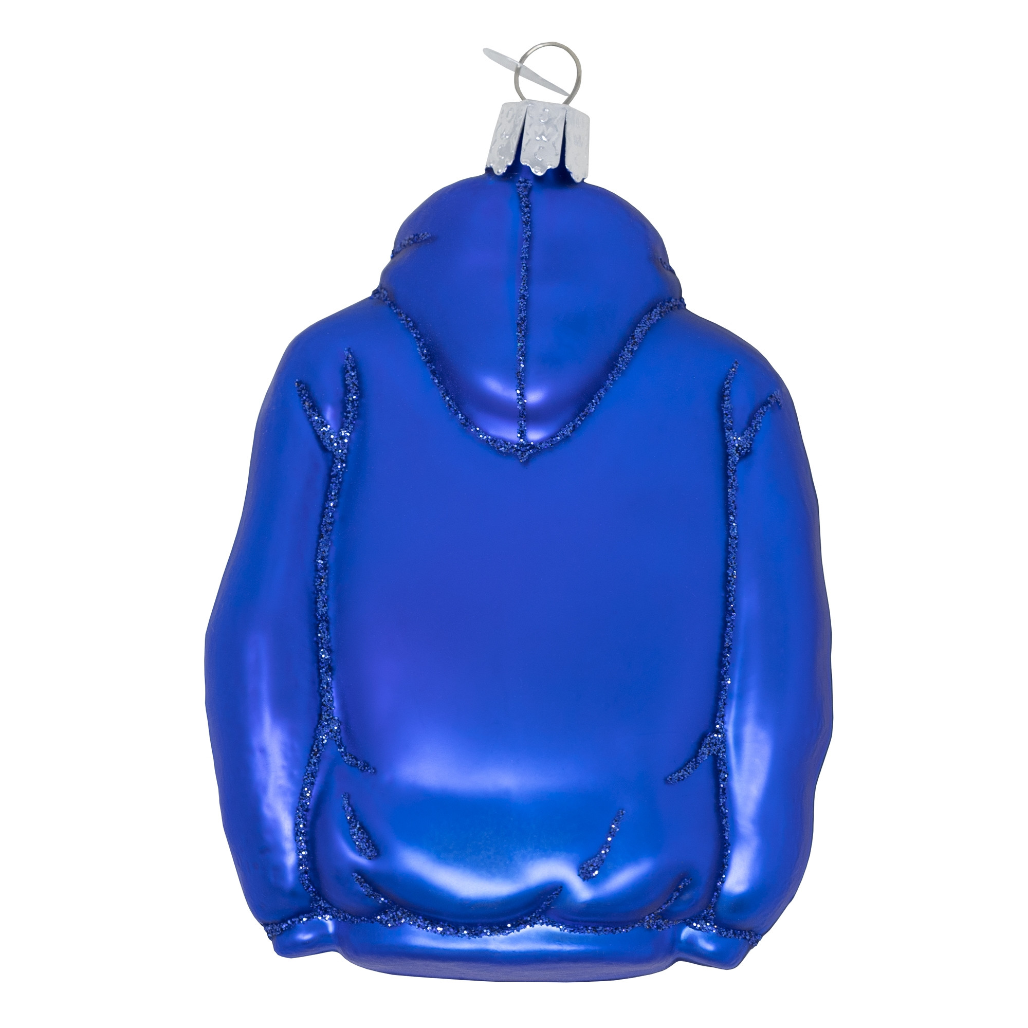 Old World Christmas Blown Glass Ornament for Christmas Tree, Kentucky Hoodie