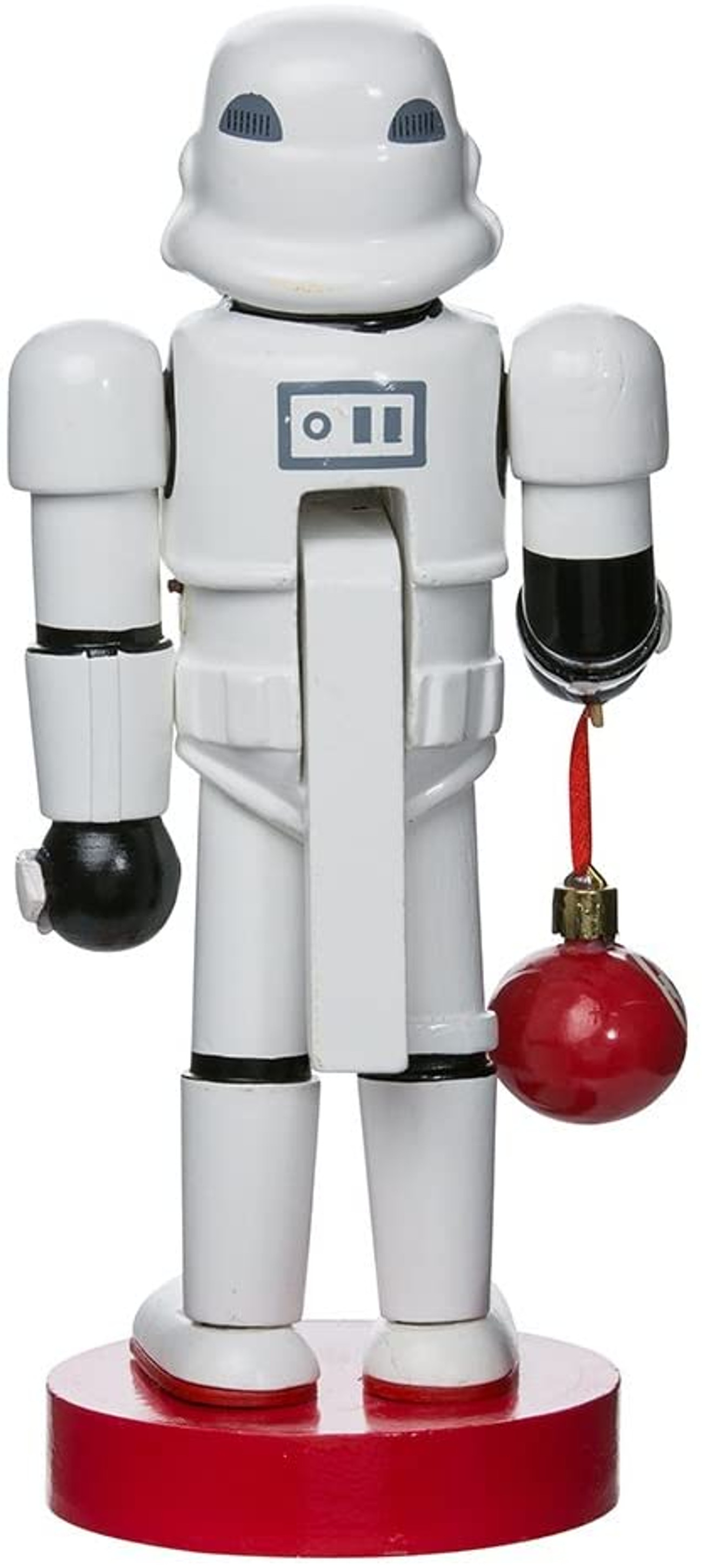 Kurt Adler Stormtrooper with Ball Ornament Nutcracker, 12-Inch