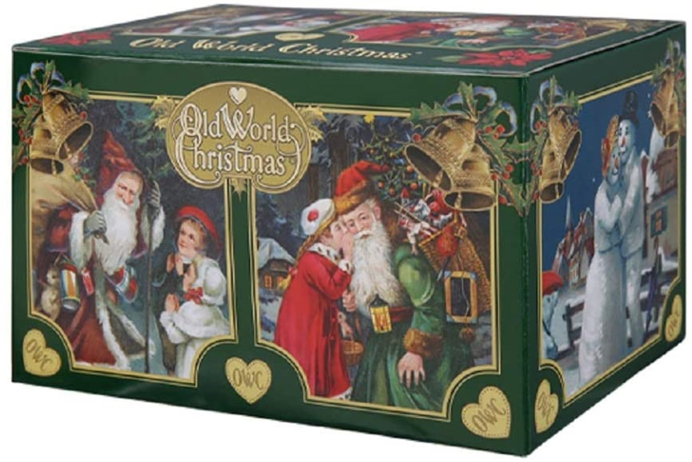 Old World Christmas Glass Blown Ornament, Virtual Friends, 4.5" (With OWC Gift Box)