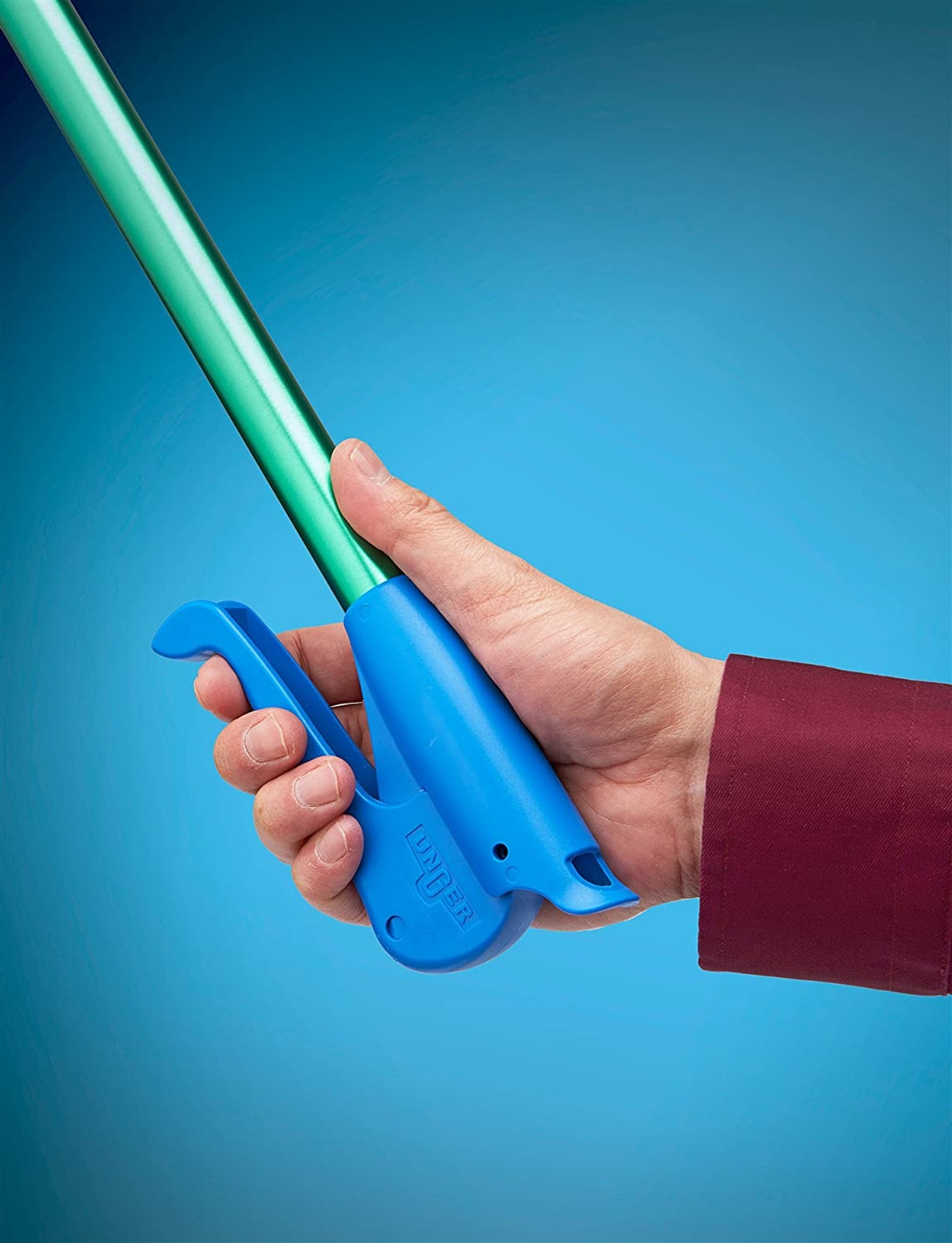 Unger Professional Nifty Nabber Reacher Grabber Tool – Built-In Magnet, 36"