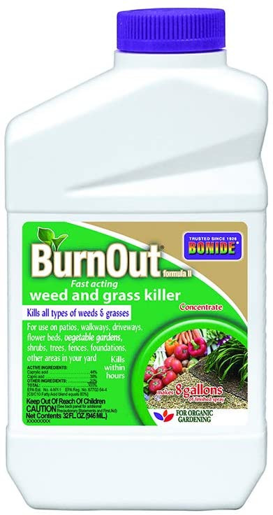 BONIDE (#7468) BurnOut Weed & Grass Killer, Concentrate, 32oz