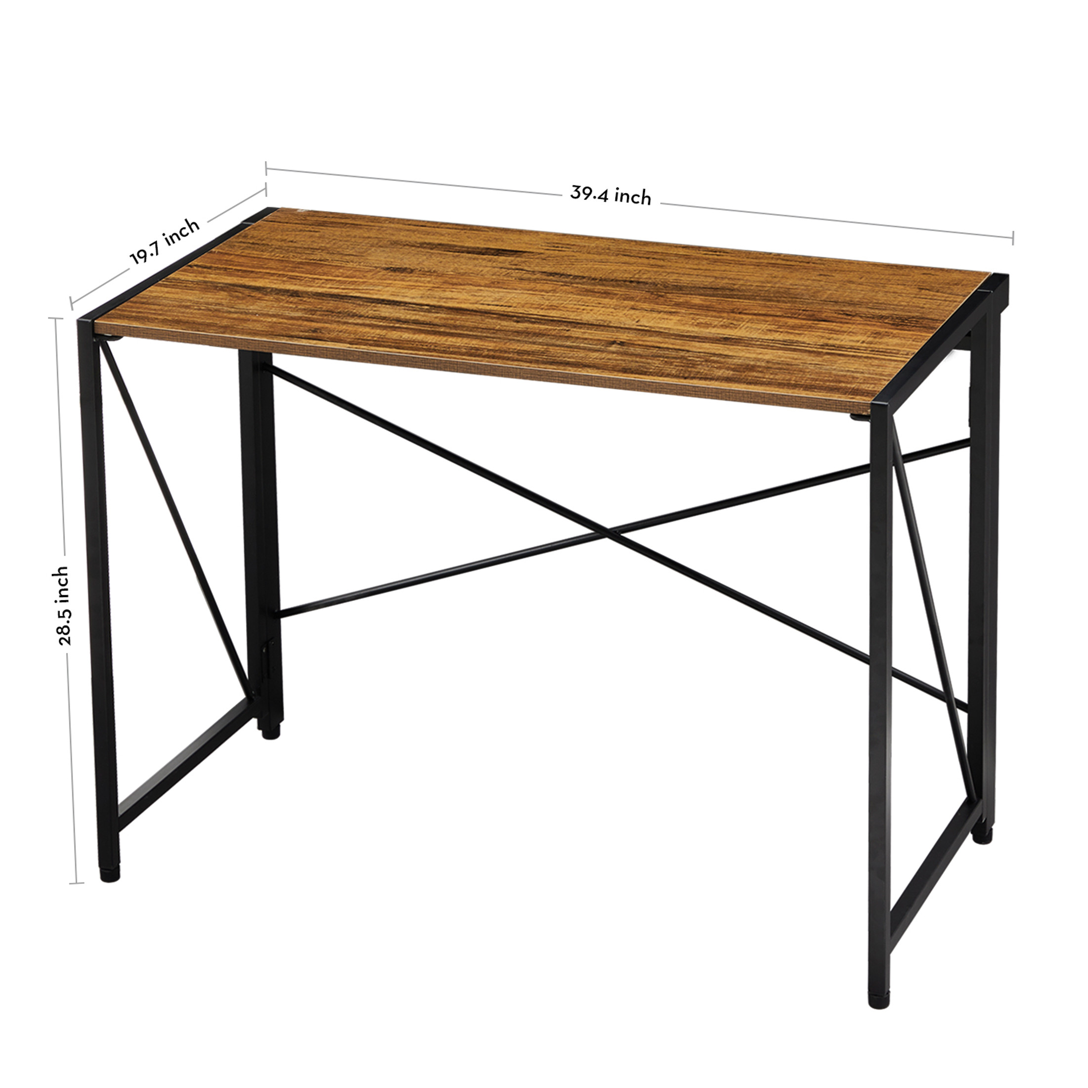 Home Furniture Wooden Folding Laptop Office Work Table Small Study Desk  Design Metal Frame - China Wholesale Market, Living Room Furniture