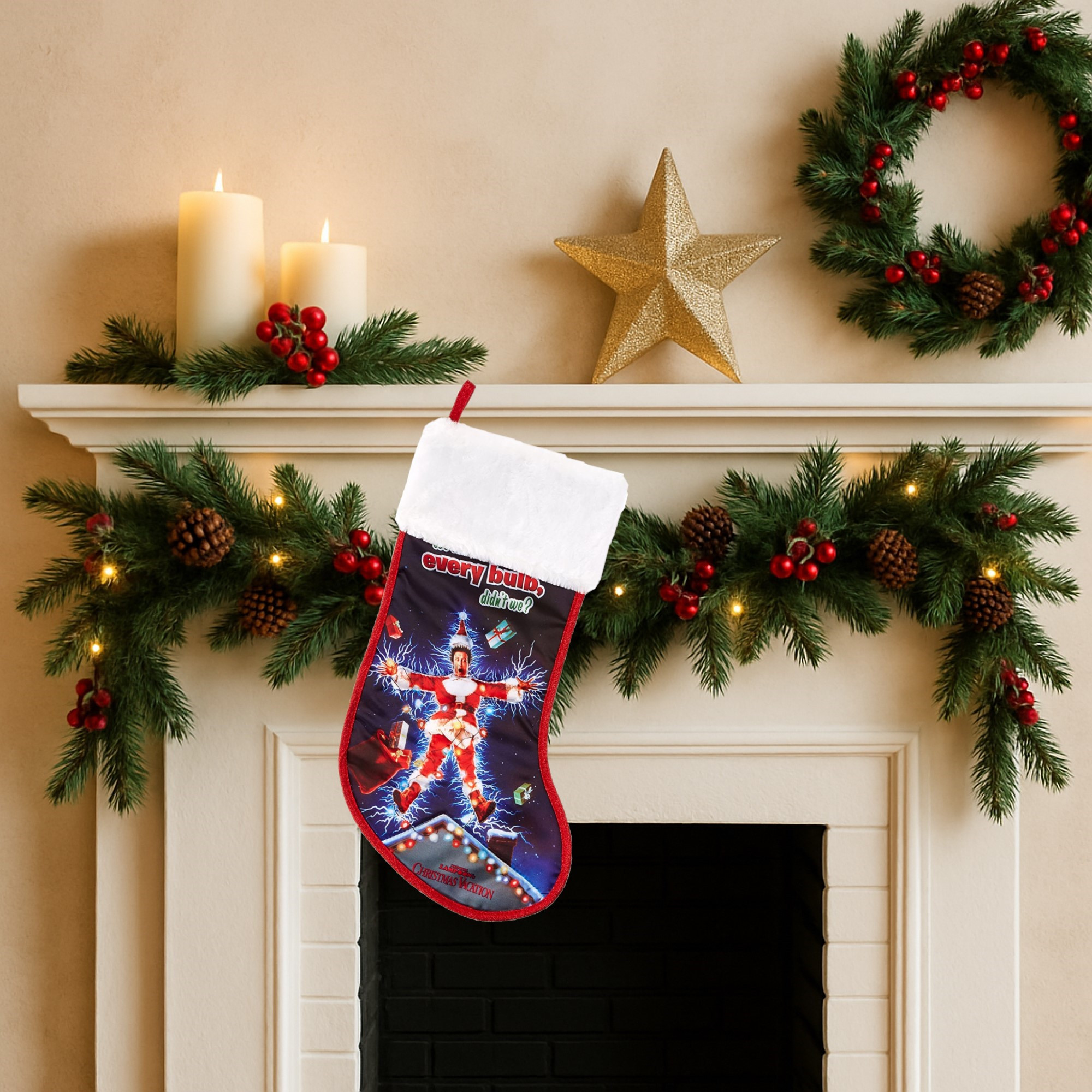 Kurt Adler National Lampoon Christmas Vacation Stocking, 19-Inch
