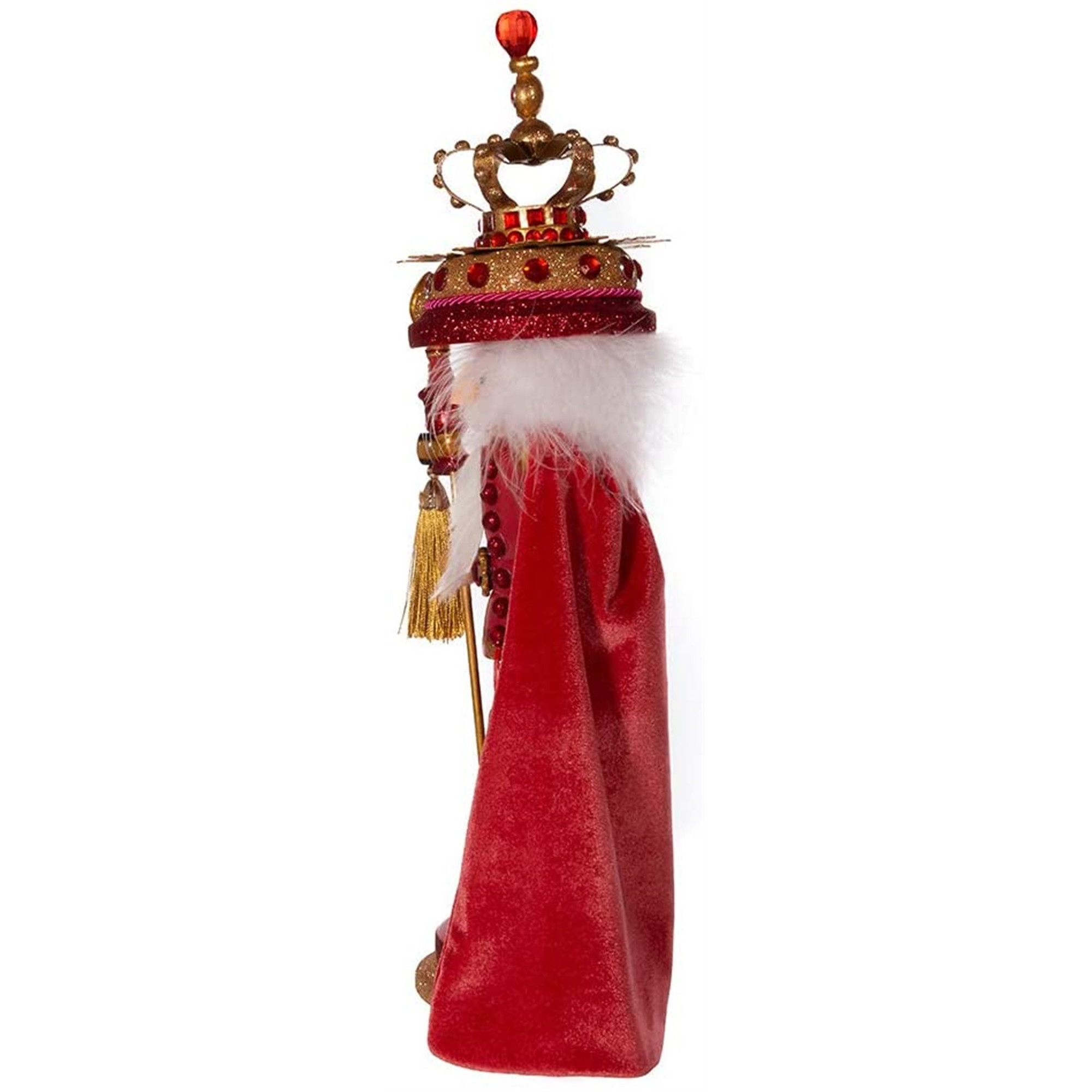 Kurt Adler Hollywood Nutcrackers, Coral King, 18"