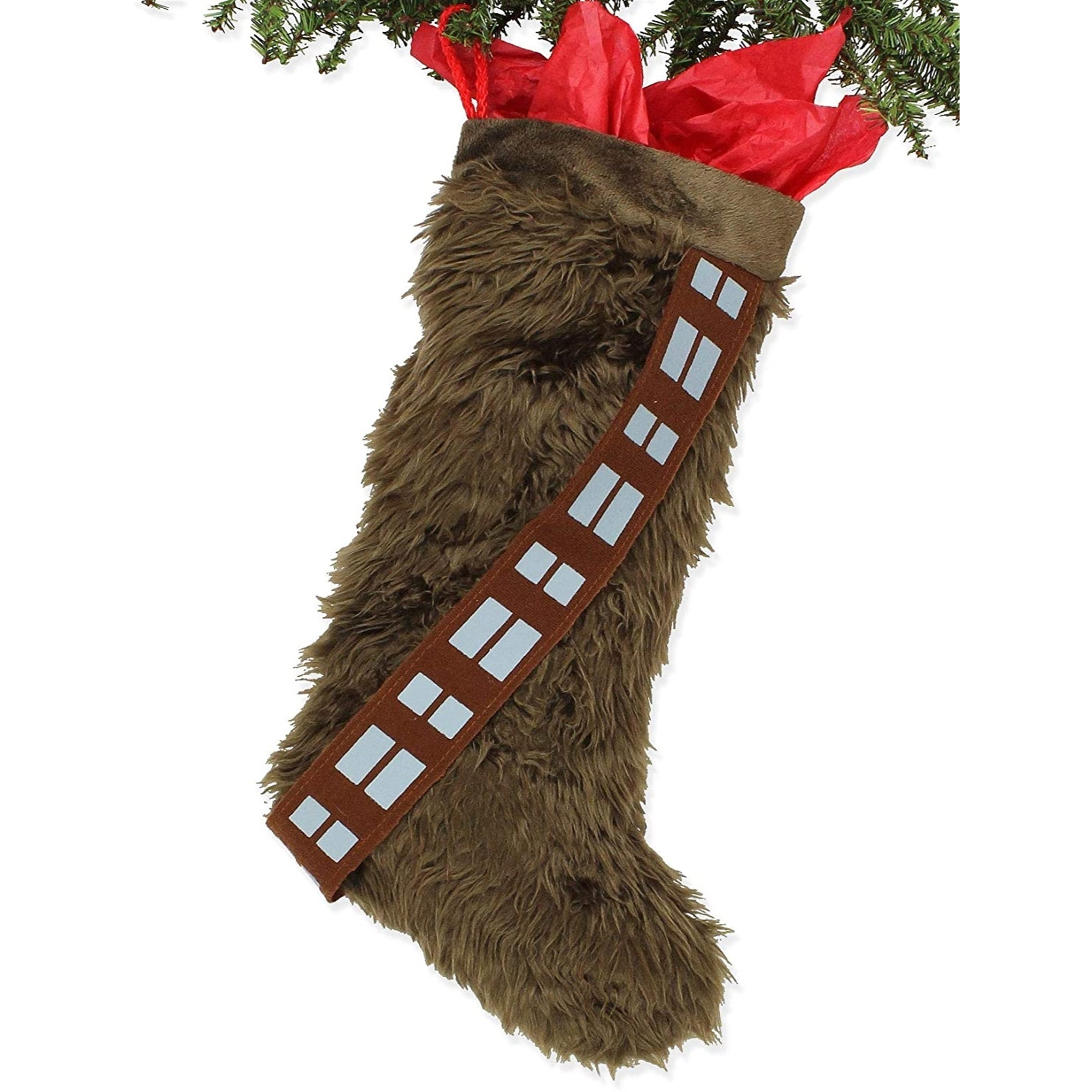 Kurt Adler Star Wars Chewbacca Christmas Stocking, 18"
