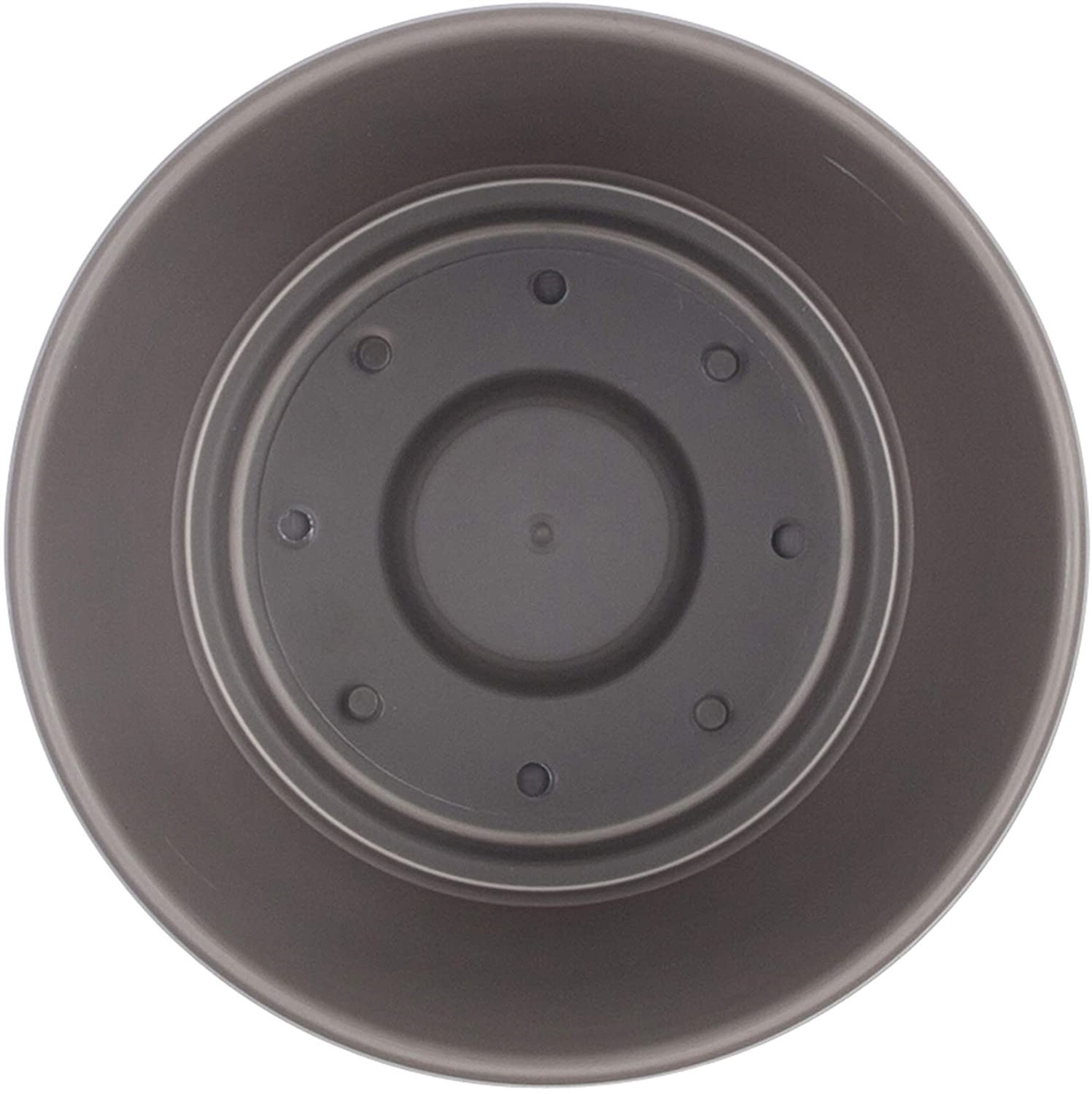 Bloem Fresia Indoor/Outdoor Flower Planter with Saucer, Black - 6"