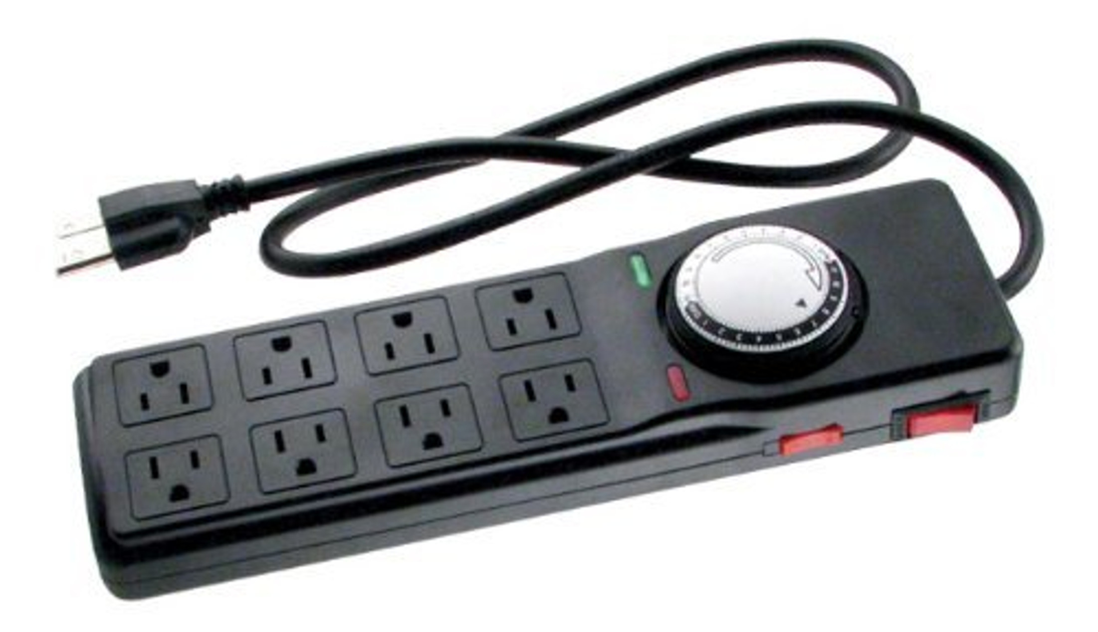 Titan Controls 734150 Apollo 14 8-Outlet Power Strip with 24 Hour Timer, 120-volt