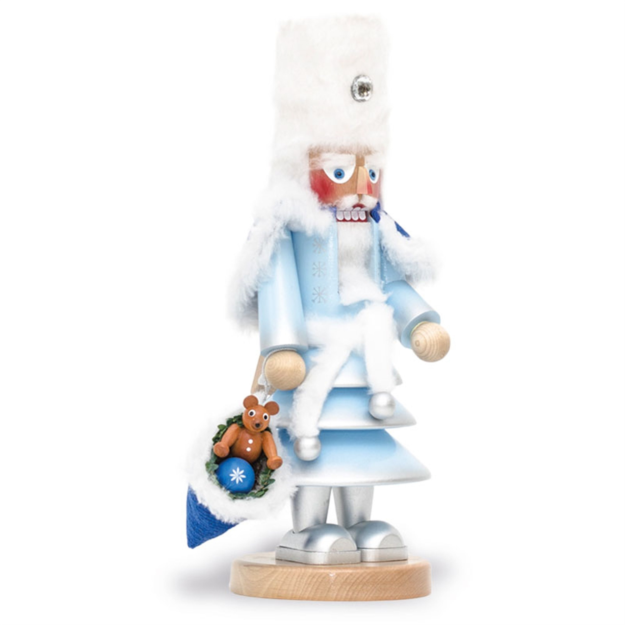 Steinbach Big Nutcracker Collection, Father Frost Nutcracker, Blue, 18.5"