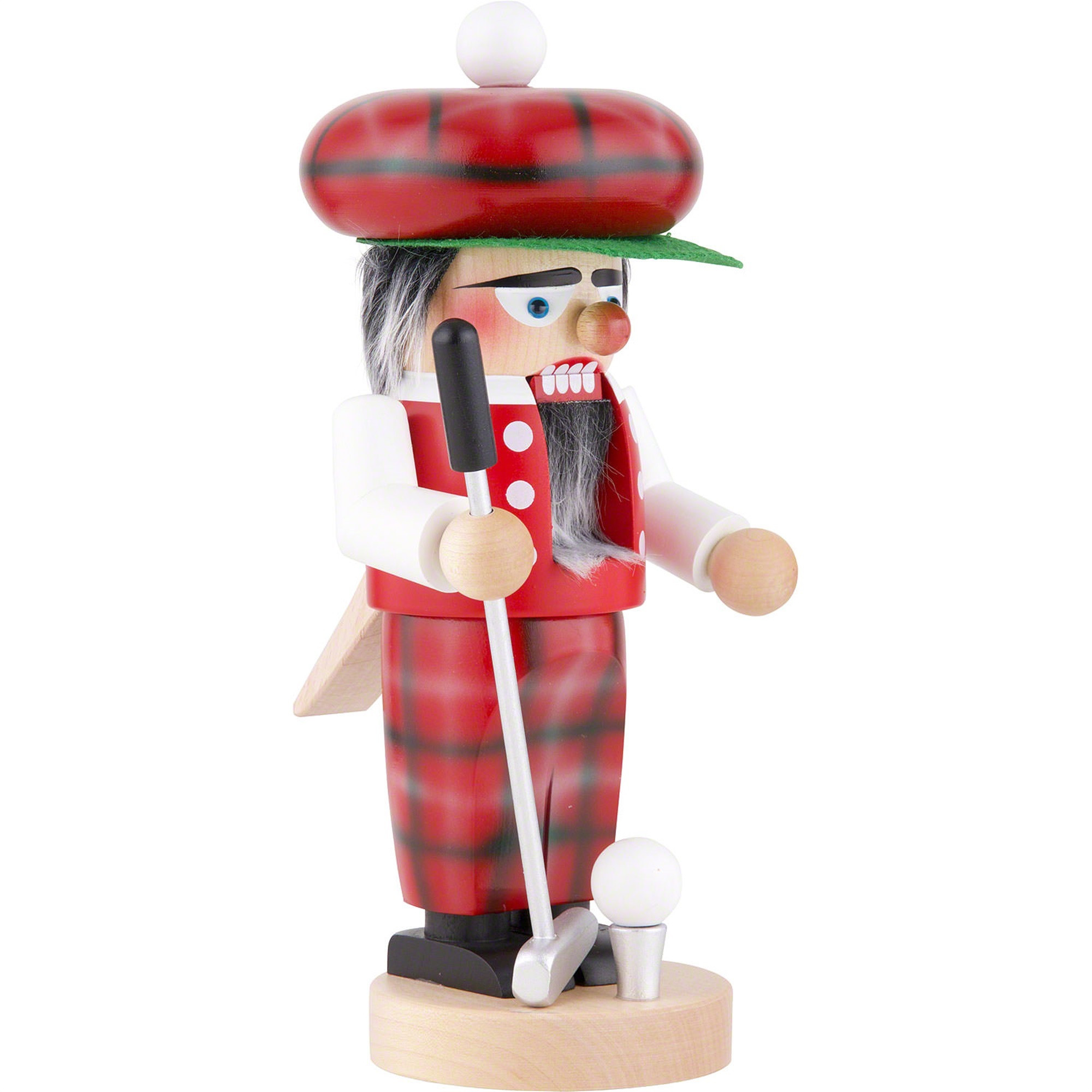 Steinbach Chubby Golfer Nutcracker, 11.5"