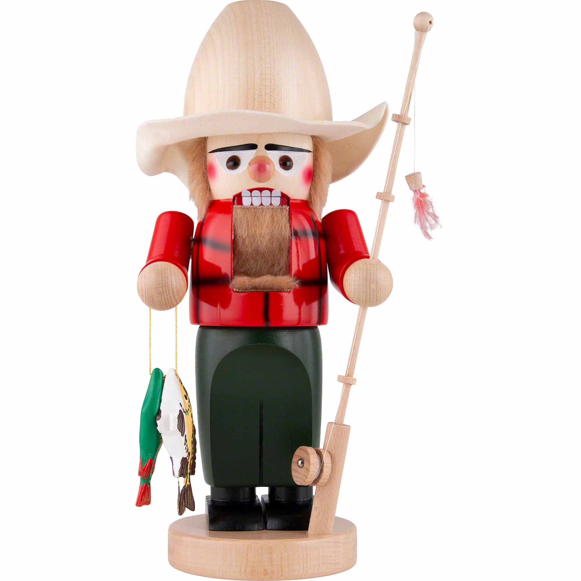 Steinbach Chubby Nutcracker Collection, Fly Fisher, 11.5"
