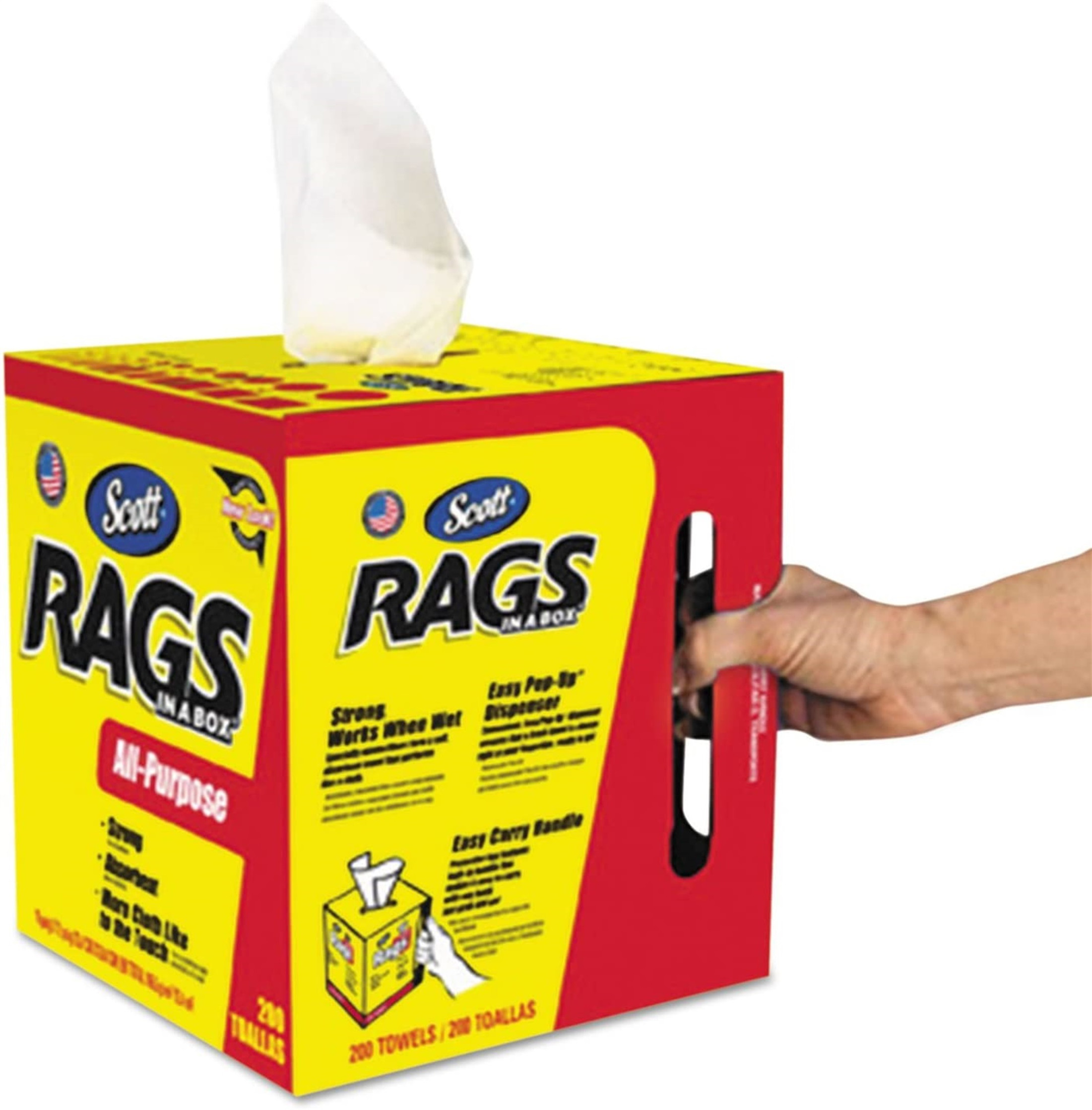 Kimberly Clark Scott Rags In A Box Shop Towels, 1 Box (200 count)