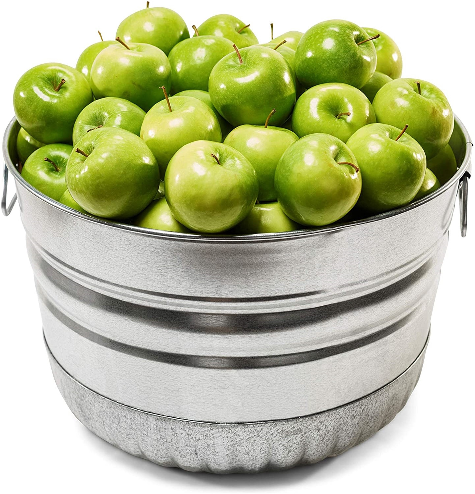 Behrens Galvanized Steel Bushel / Utility Basket, 1 Bushel (35 L)