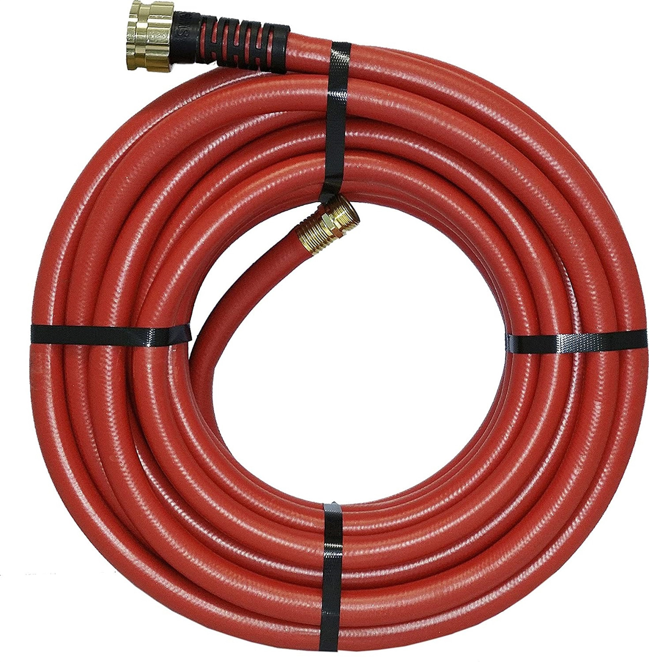 Swan Watering Co. Element MAXLite Hot Water Rubber+ Hose, 5/8in x 25ft, Red