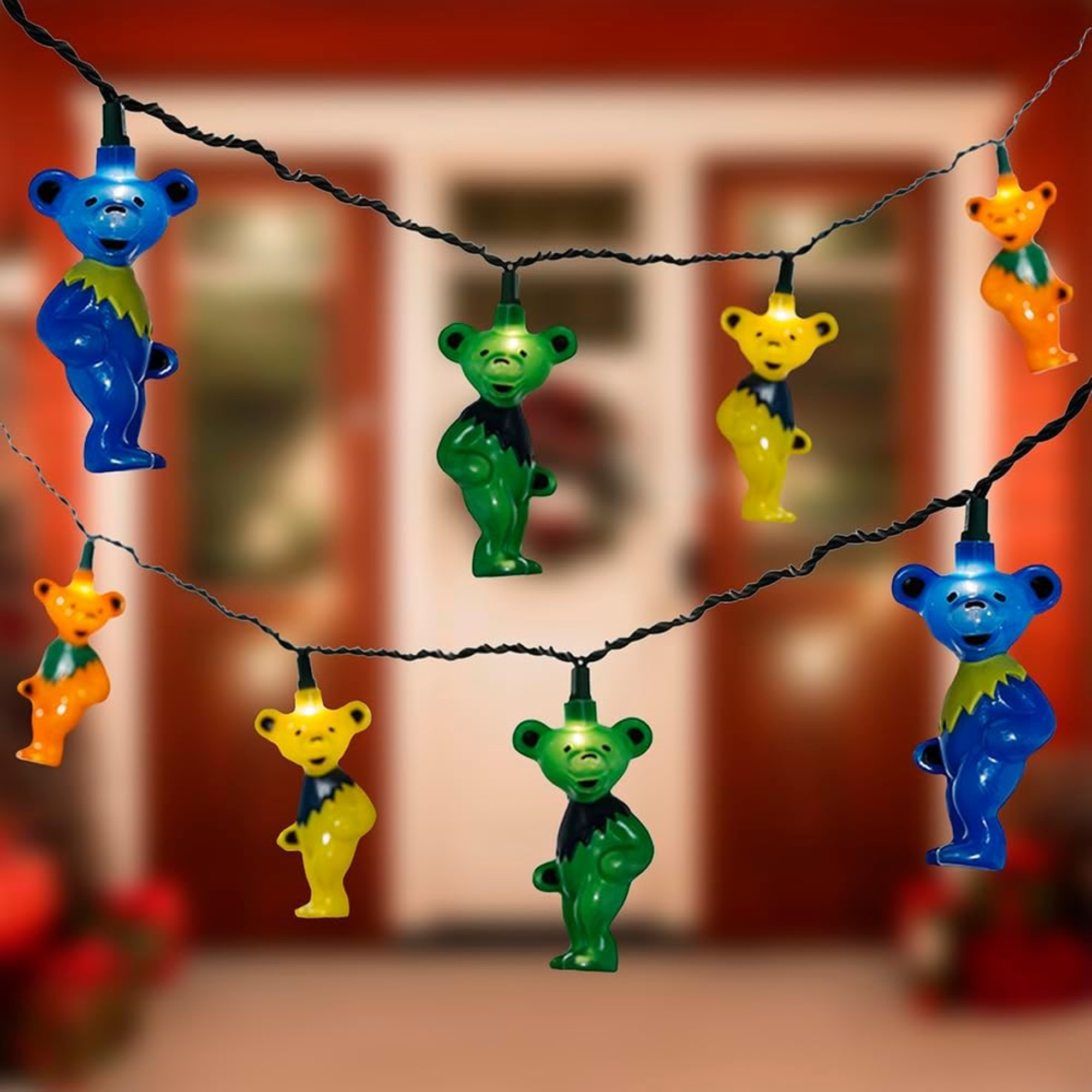 Kurt Adler Indoor/Outdoor Novelty String 10-Light Set, Grateful