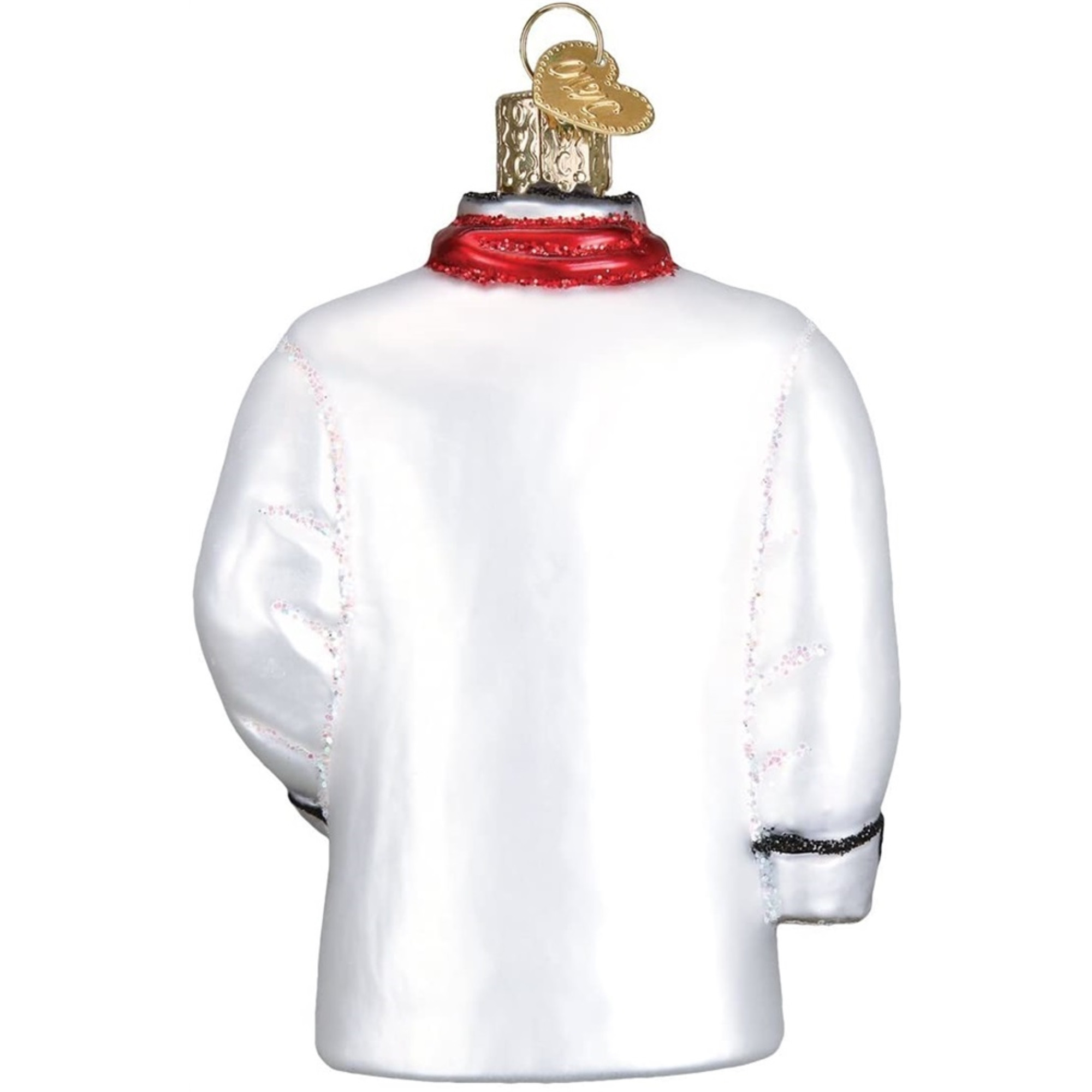 Old World Christmas Blown Glass Ornament for Christmas Tree, Chef's Jacket