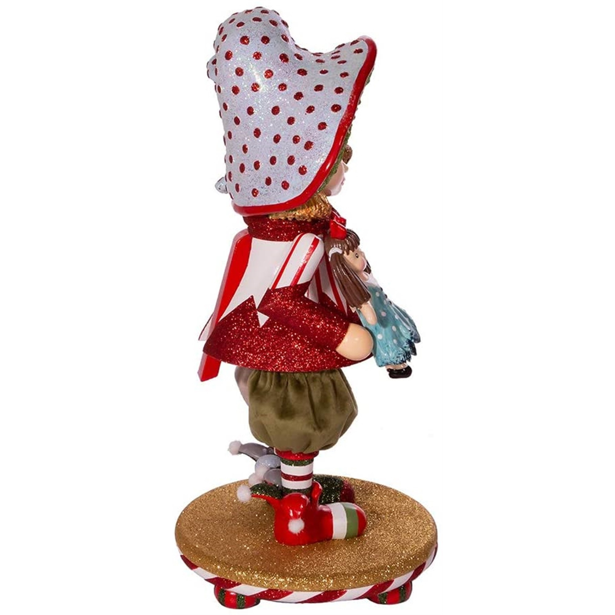 Kurt Adler Hollywood Nutcracker Collection, Elf Girl Nutcracker, 15"