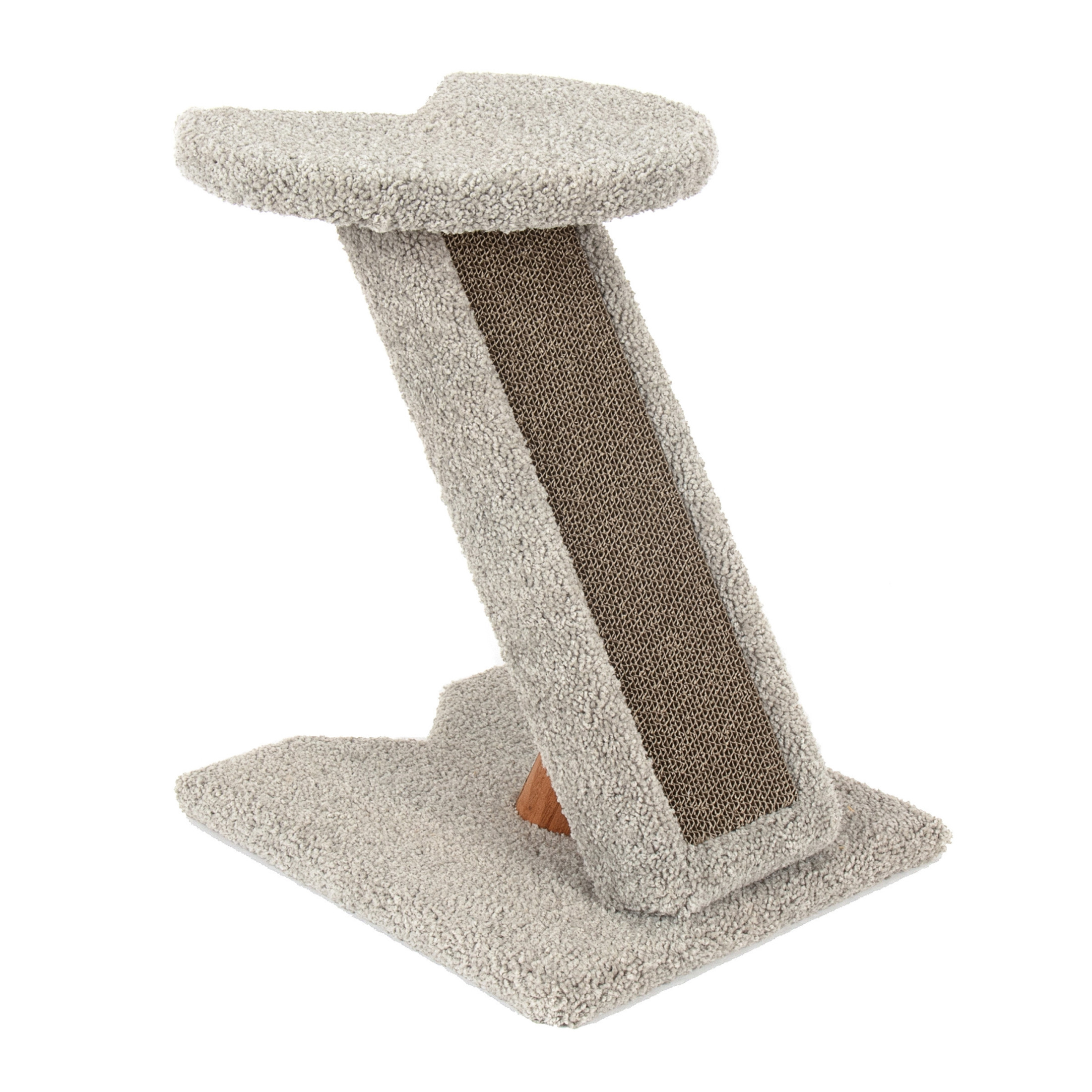 Ware Products Corner Scratch with Cardboard and Carpet for Cats, 20" Height Ware Products Corner Scratch with Cardboard and Carpet for Cats, 20" Height