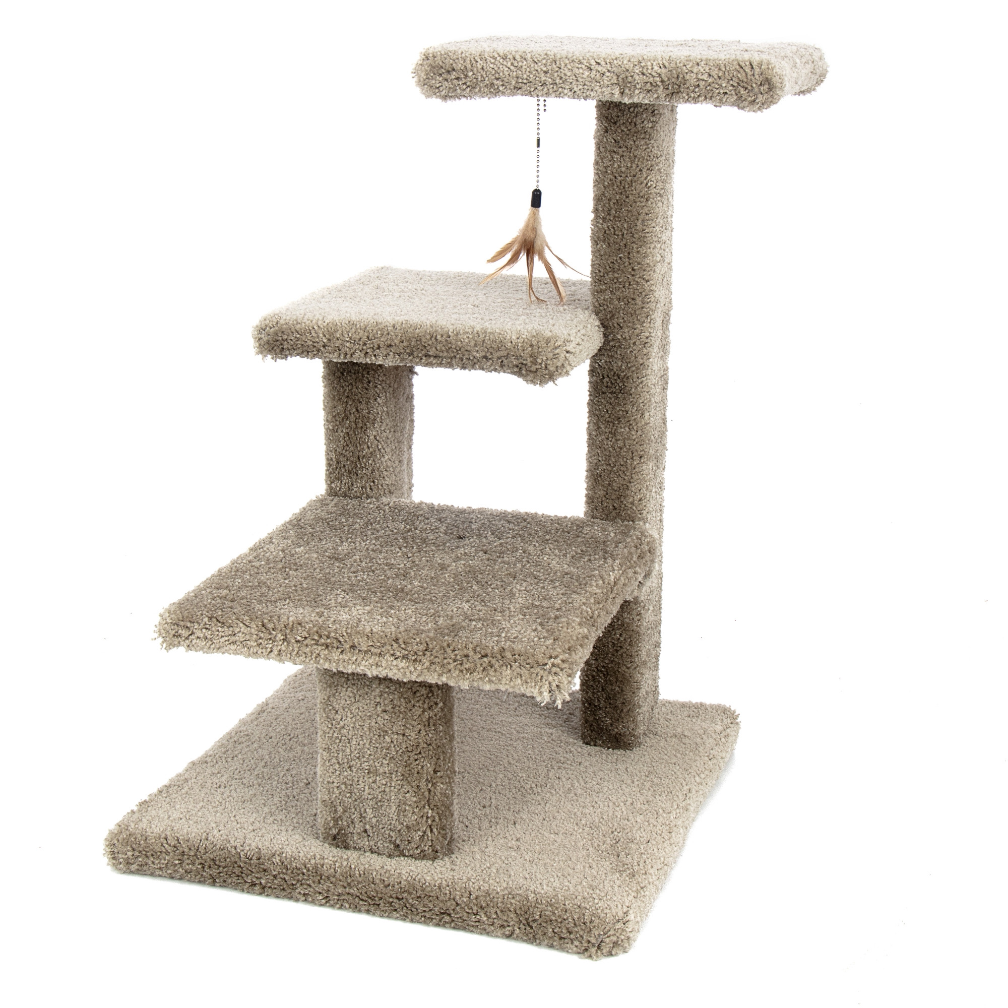 Ware Manufacturing 3-Step Platform/Scratching Post for Cats, 28 inches