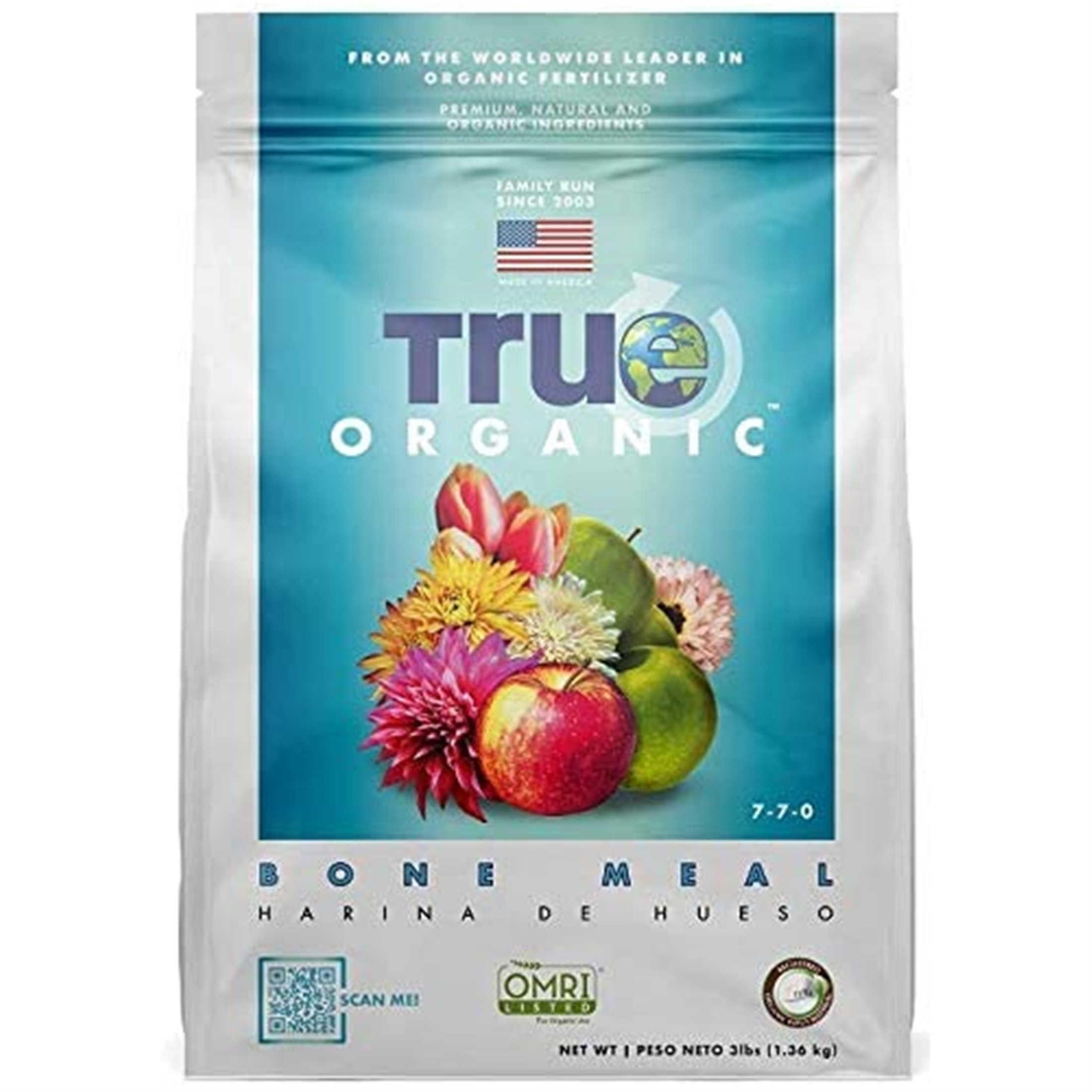 True Organic Plant Foods Bone Meal - CDFA, OMRI, for Organic Gardening, 3lbs True Organic Plant Foods Bone Meal - CDFA, OMRI, for Organic Gardening, 3lbs
