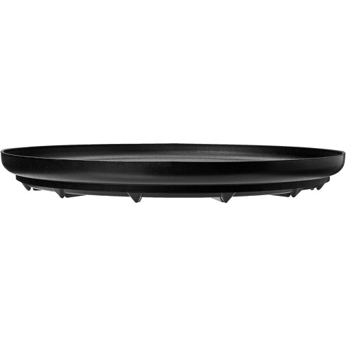 Bosmere Plastic Down Under Plant Saucer & Turner, Up to 400lb — Black, 16”
