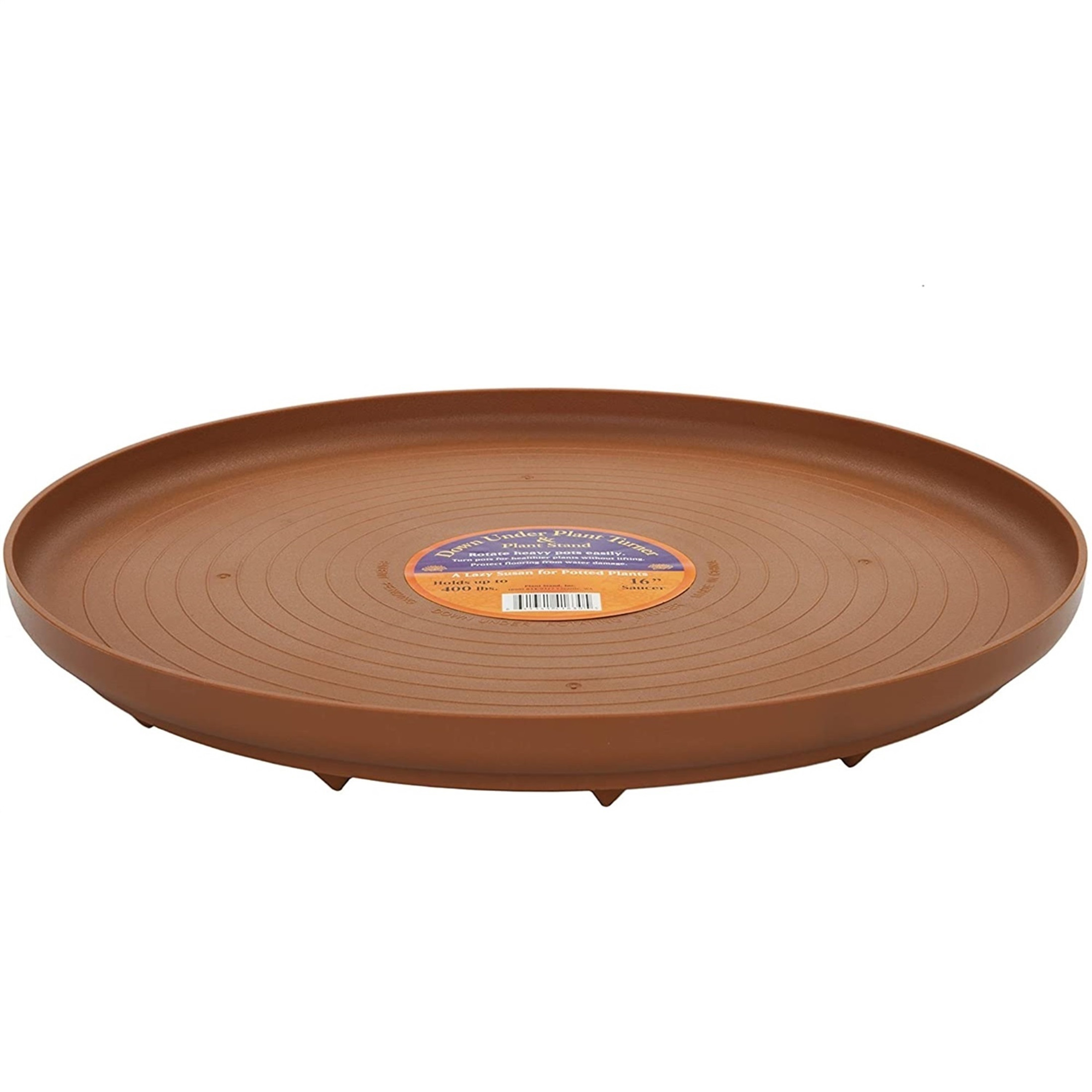 Bosmere Plant Stand Down Under Plant Turner-Saucer, Terra Cotta Color, 16"