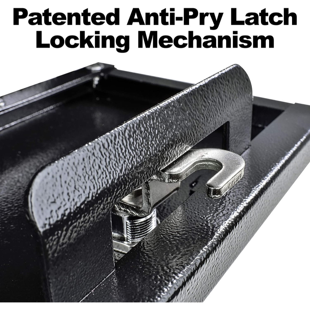 Mail Boss 7506 Mail Manager Curbside Locking Security Mailbox, Black, Large