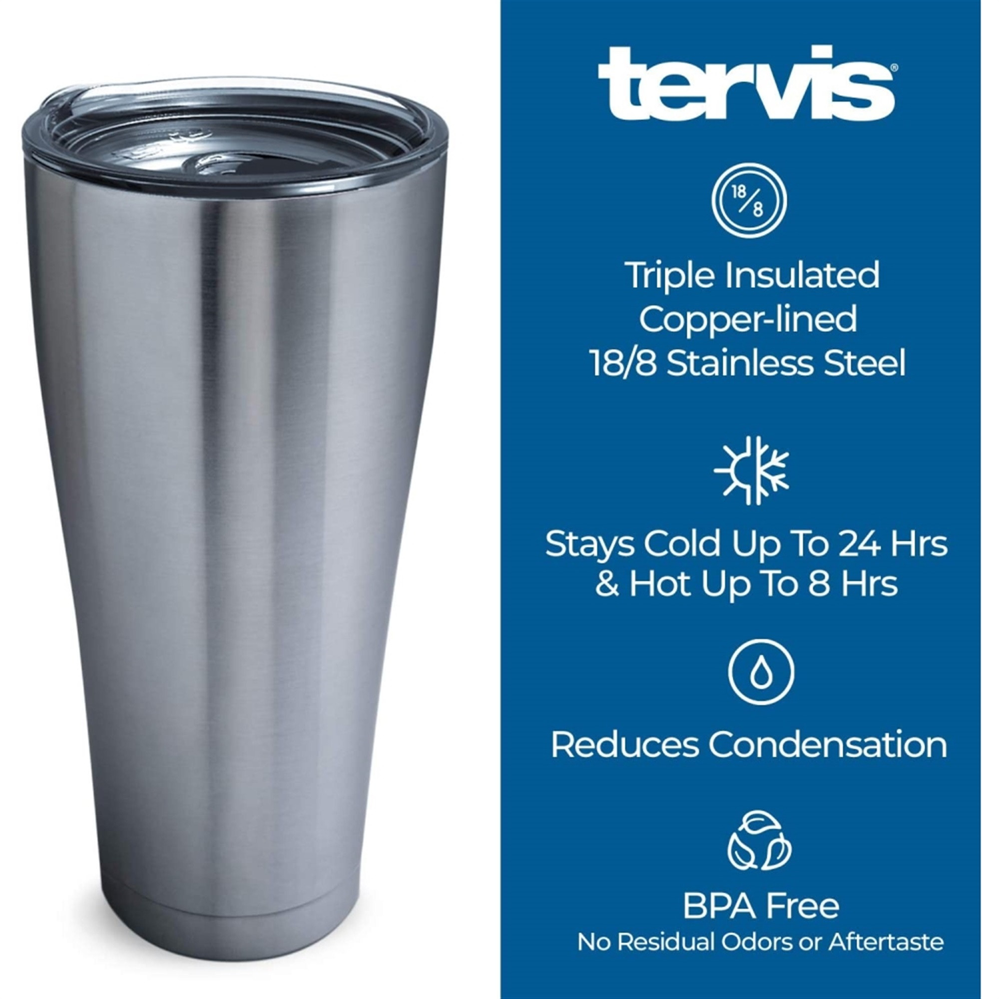 Tervis Tie Dye Dragonfly Triple Walled Insulated Tumbler, Stainless Steel, 30 oz