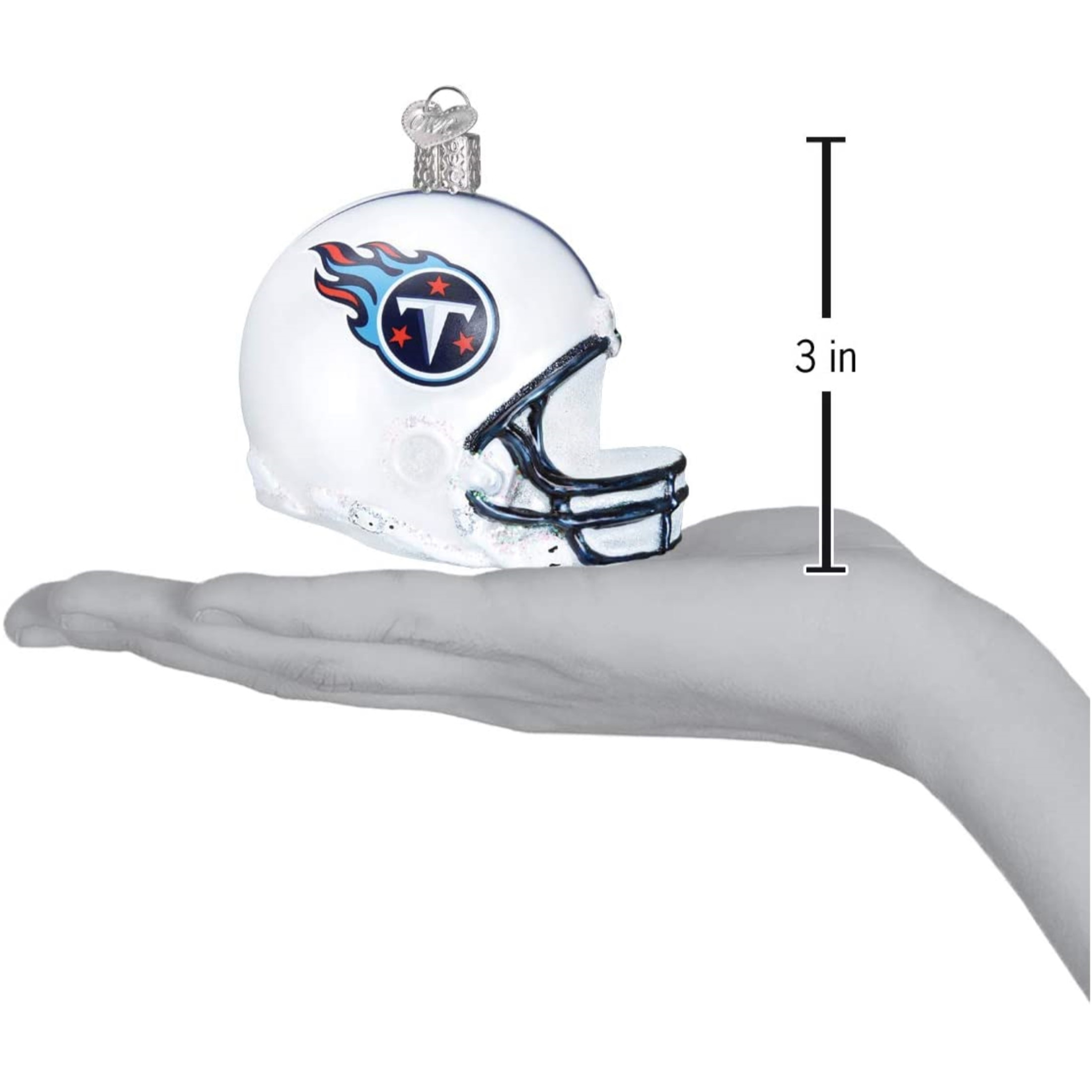 Old World Christmas Glass Blown Ornament, Tennessee Titans Helmet (With OWC Gift Box)