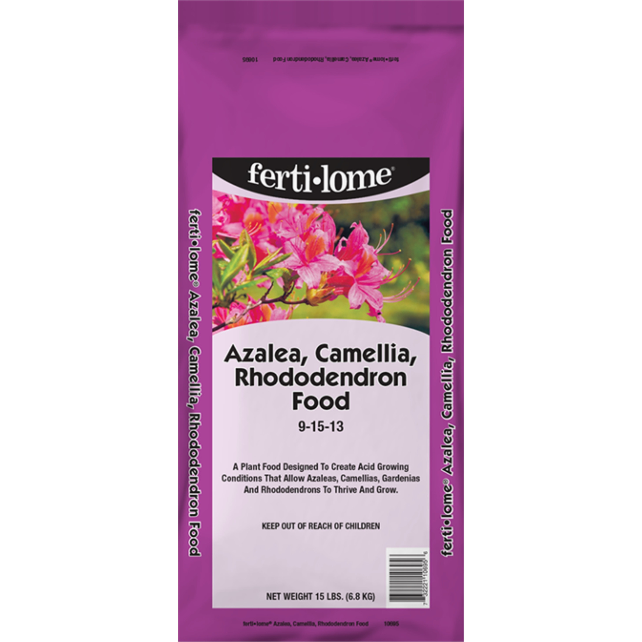 VPG Fertilome Azalea Camellia Rhododendron Food 9-15-13, 15# bag