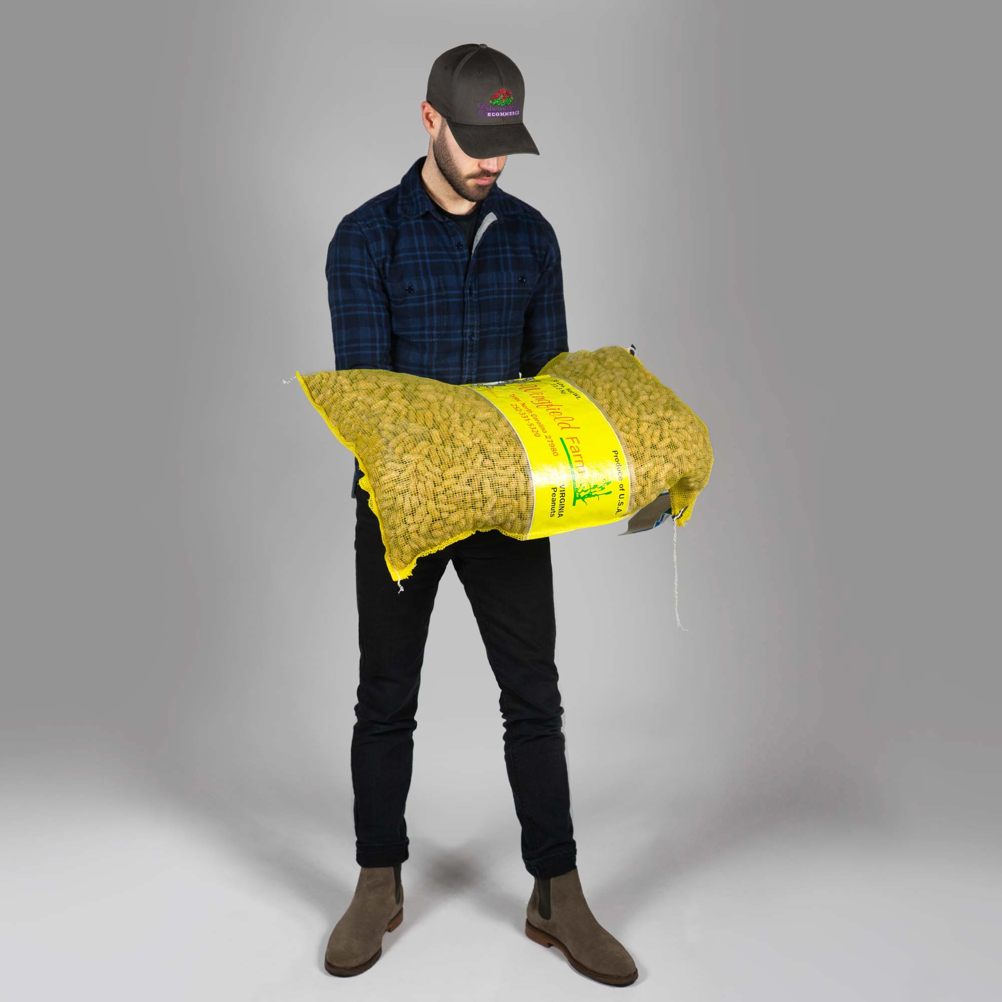 Wingfield Farm Virginia In-Shell Peanuts for Feeding Wild Animals, 25lb Bag