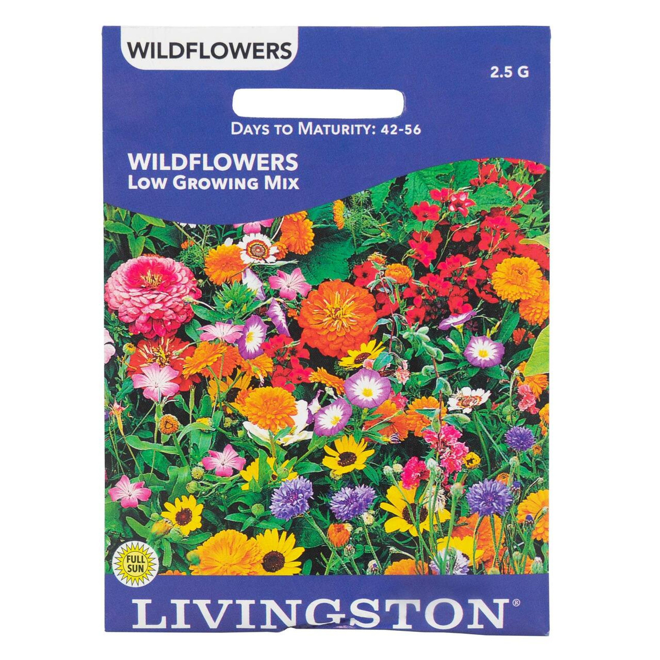 Livingston Seed Wildflower Low Grow Mix Seeds Packet