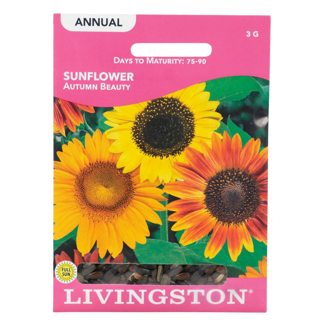 Livingston Seed Sunflower Autumn Beauty Seeds Packet