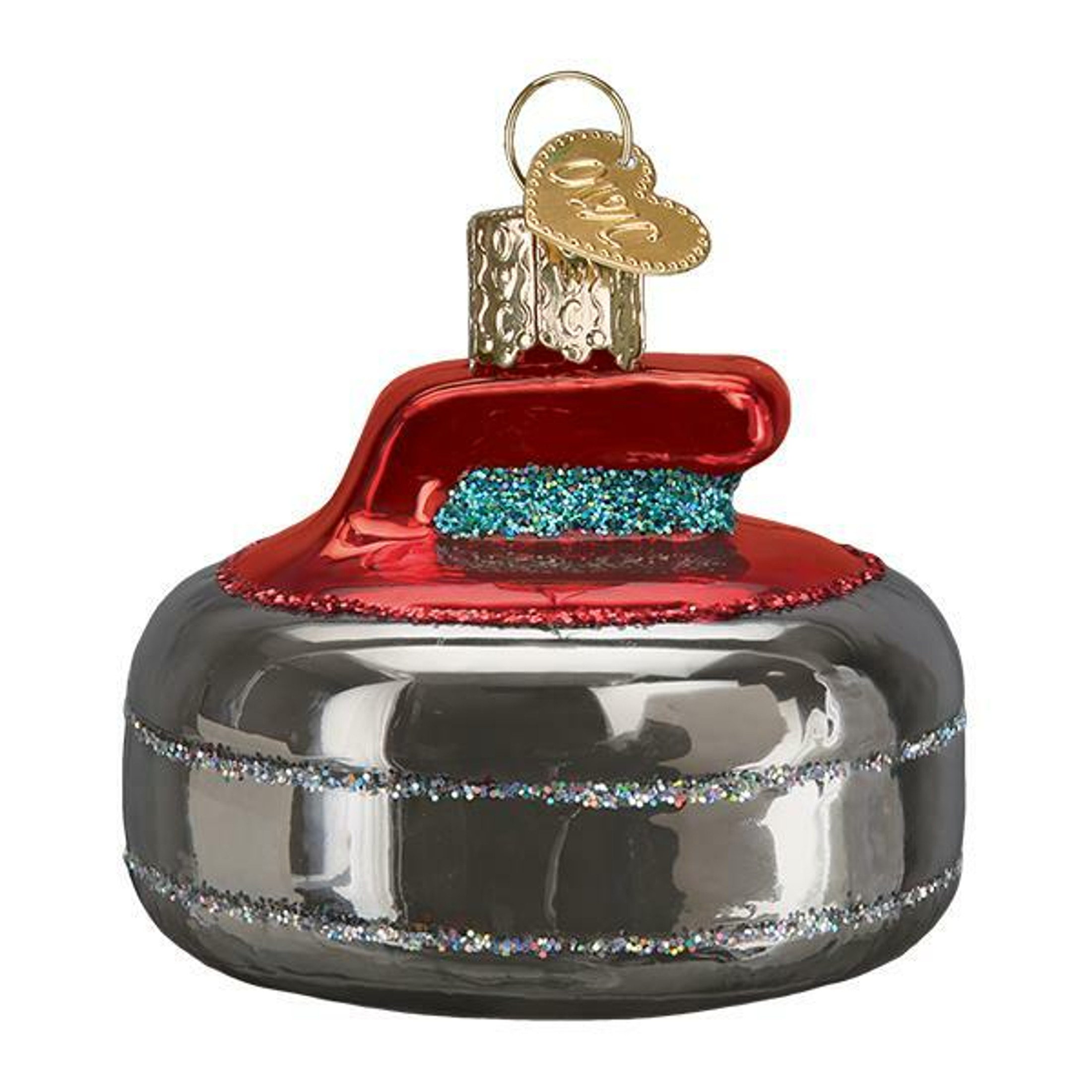 Old World Christmas Curling Stone Ornament For Christmas Tree