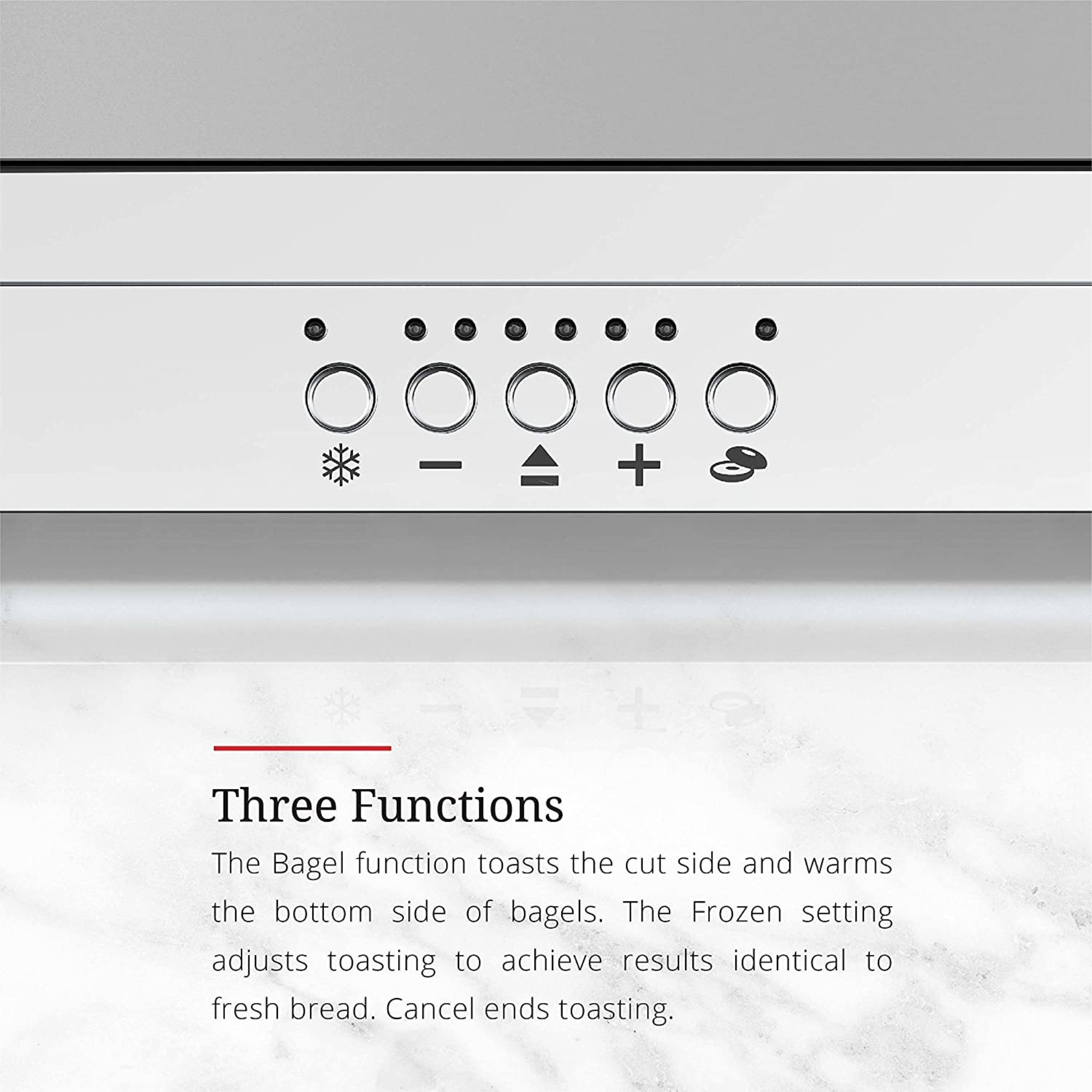 Russell Hobbs Glass Accent Long Toaster, Silver & Stainless Steel, 2-Slice