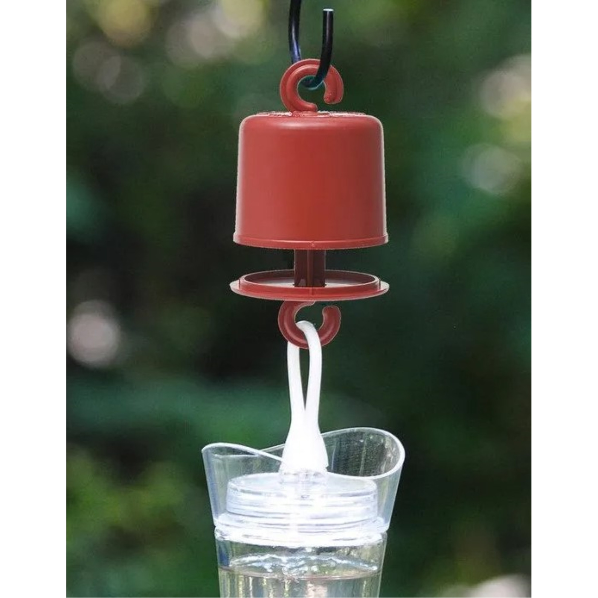 Perky Pet AntGuard for Hanging Hummingbird & Oriole Feeders, Red