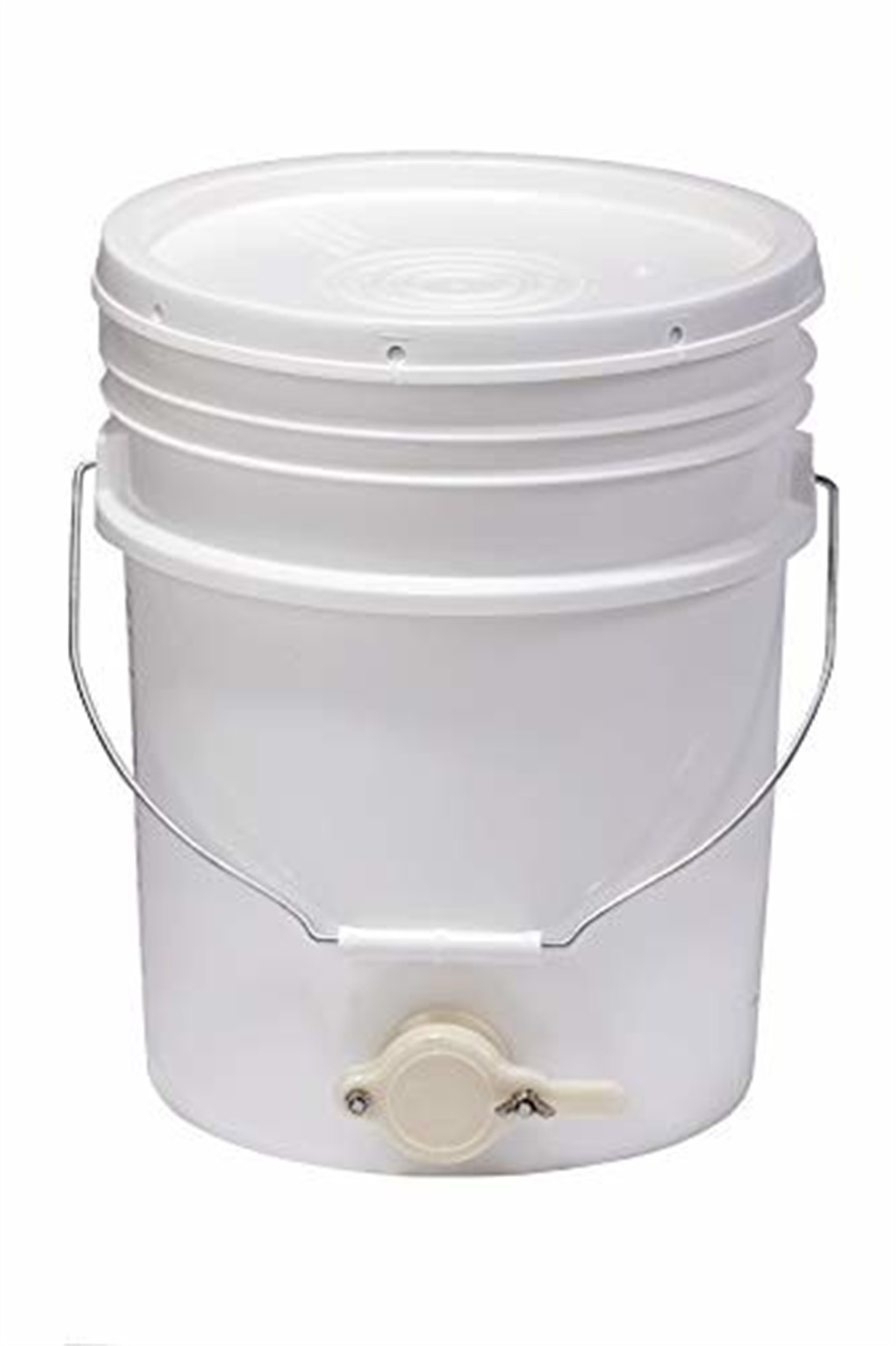 Little Giant Plastic Honey Extractor Bucket with Honey Gate Tool, 5 Gallon