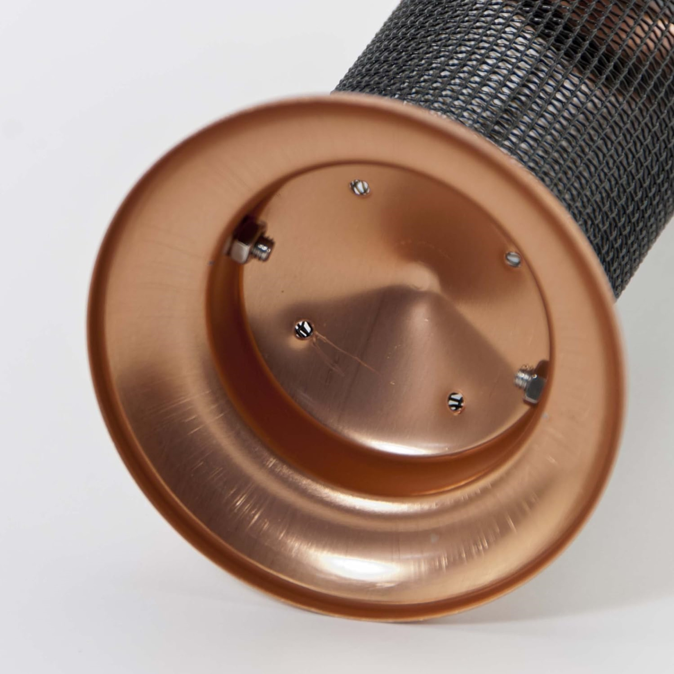 Woodlink Coppertop Thistle Mini Tube Feeder, Copper Finish