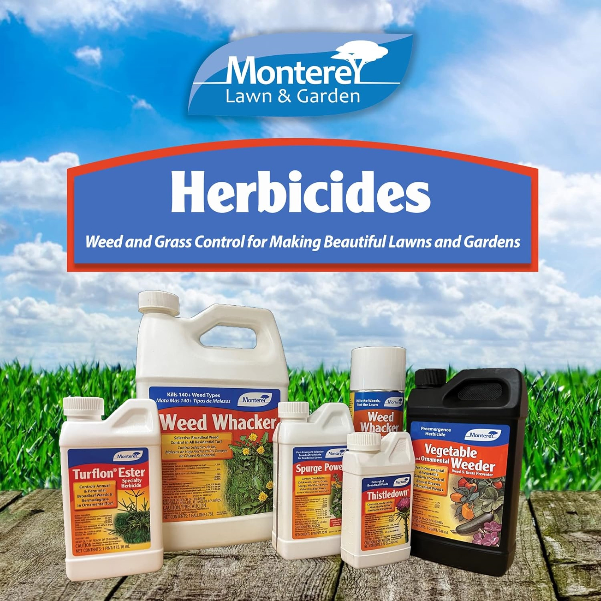 Monterey Grass Getter, Post Emergence Herbicide for Grass Weeds, 8 oz