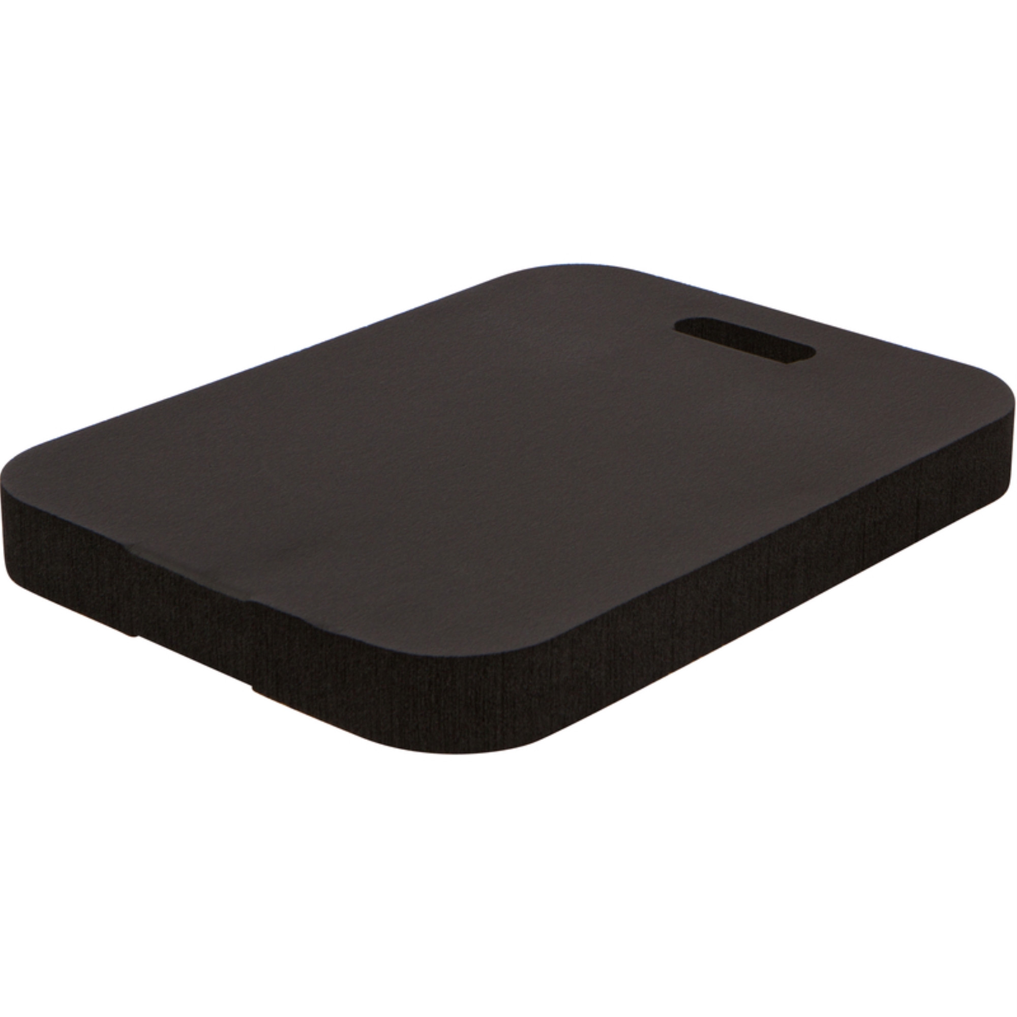 Earth Edge Large Rubber Kneeling Pad with Handle, Black, 15 x 20