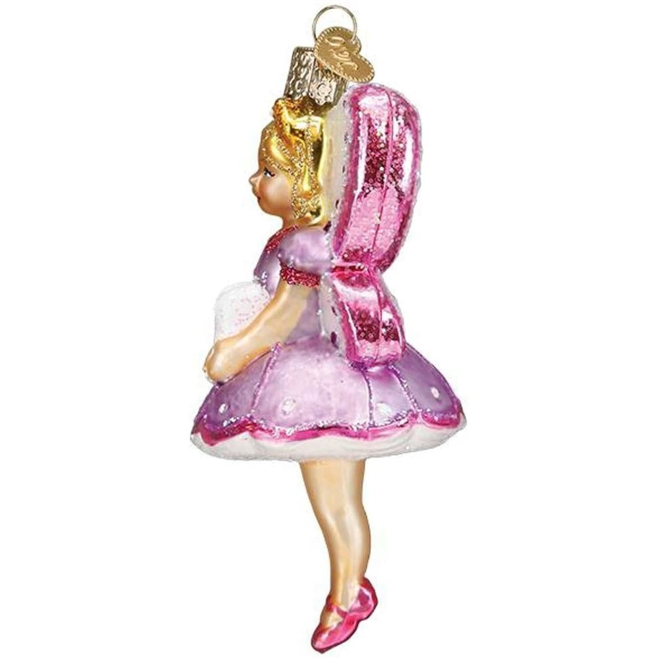 Old World Christmas Glass Blown Ornament, Tooth Fairy (With OWC Gift Box)